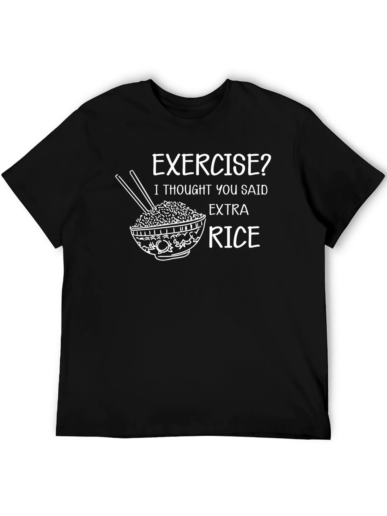 Extra Rice Funny Graphic T-Shirt