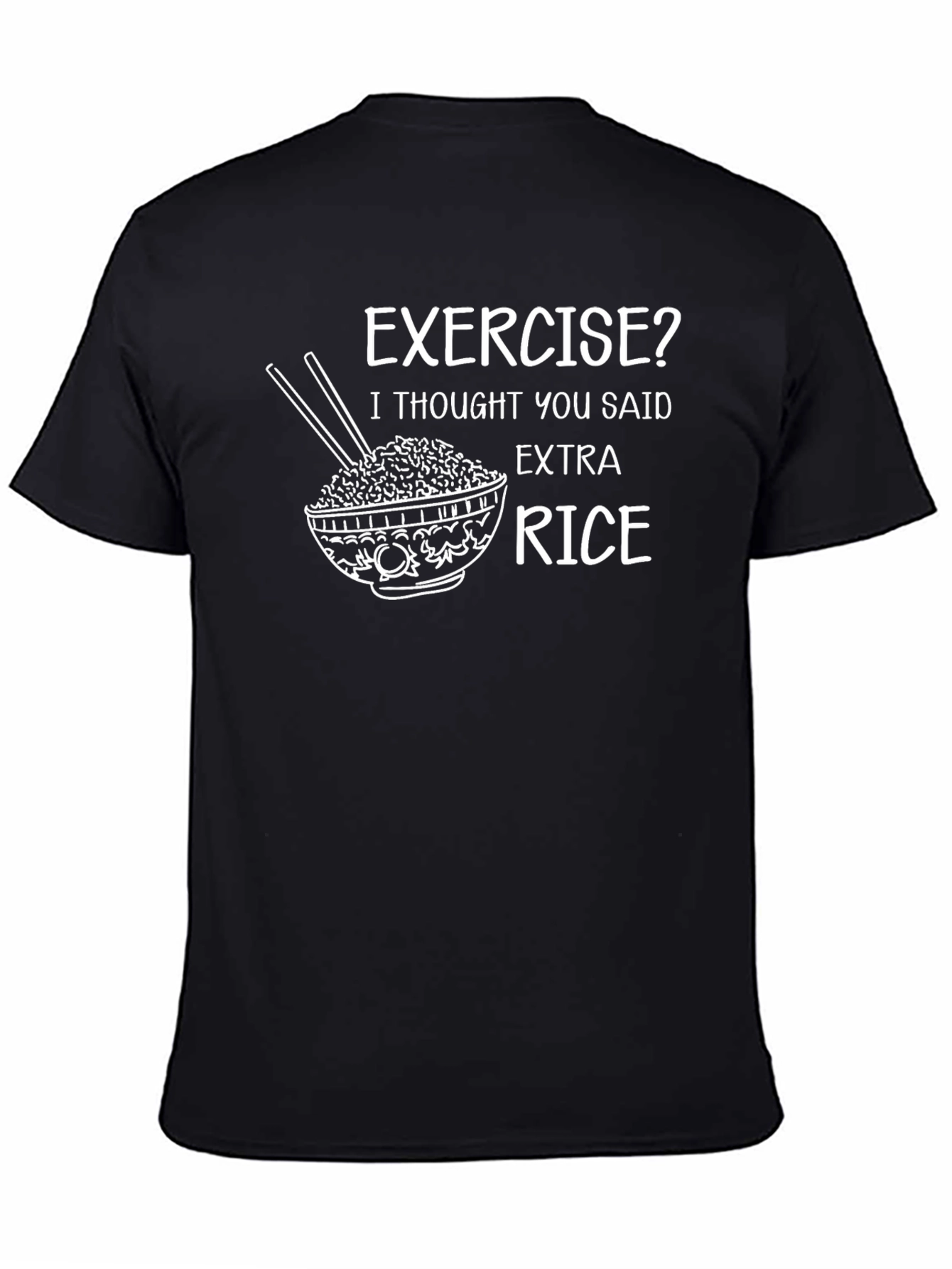 Extra Rice Funny Graphic T-Shirt