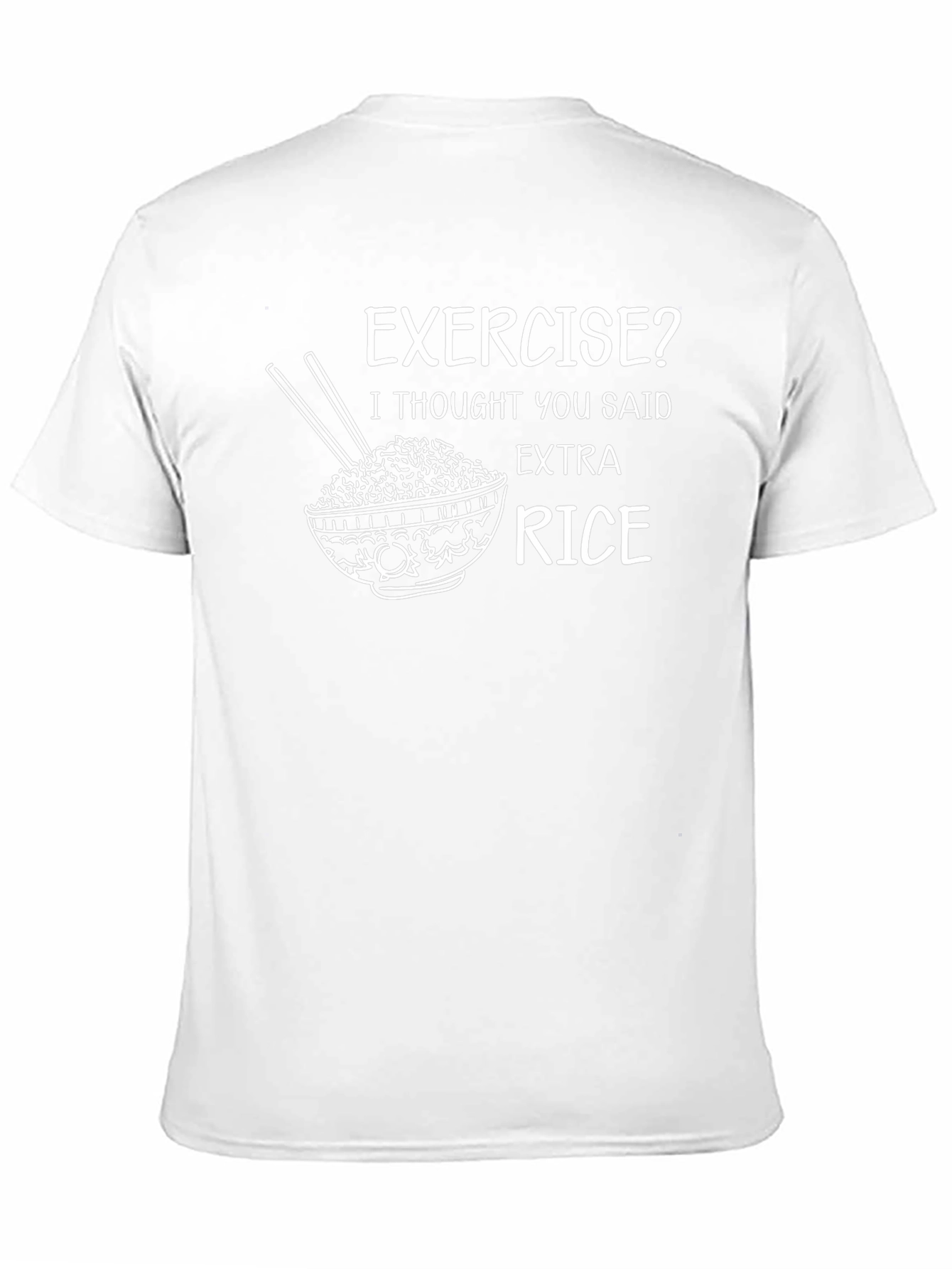 Extra Rice Funny Graphic T-Shirt