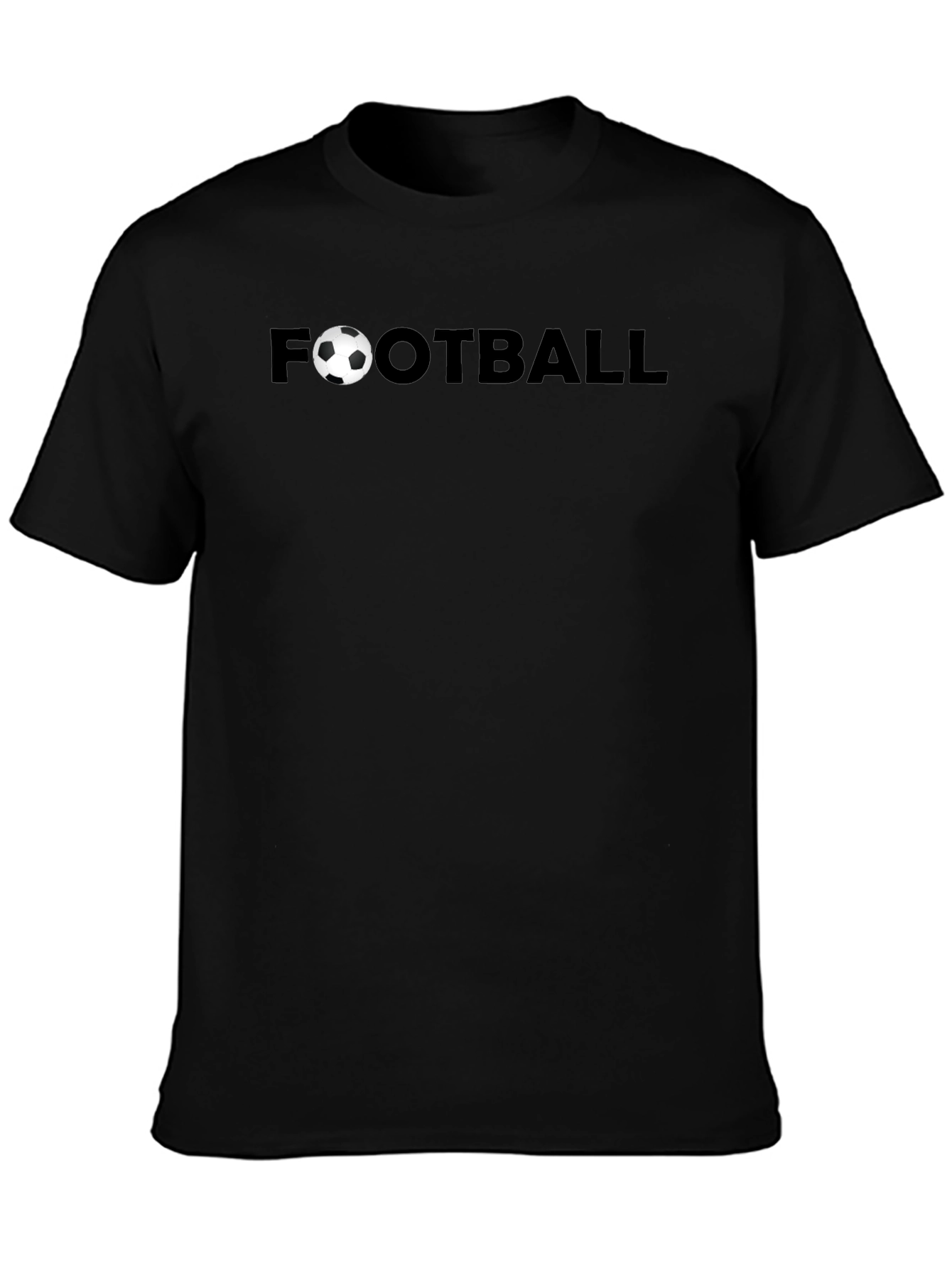 Football Graphic Tee - Black