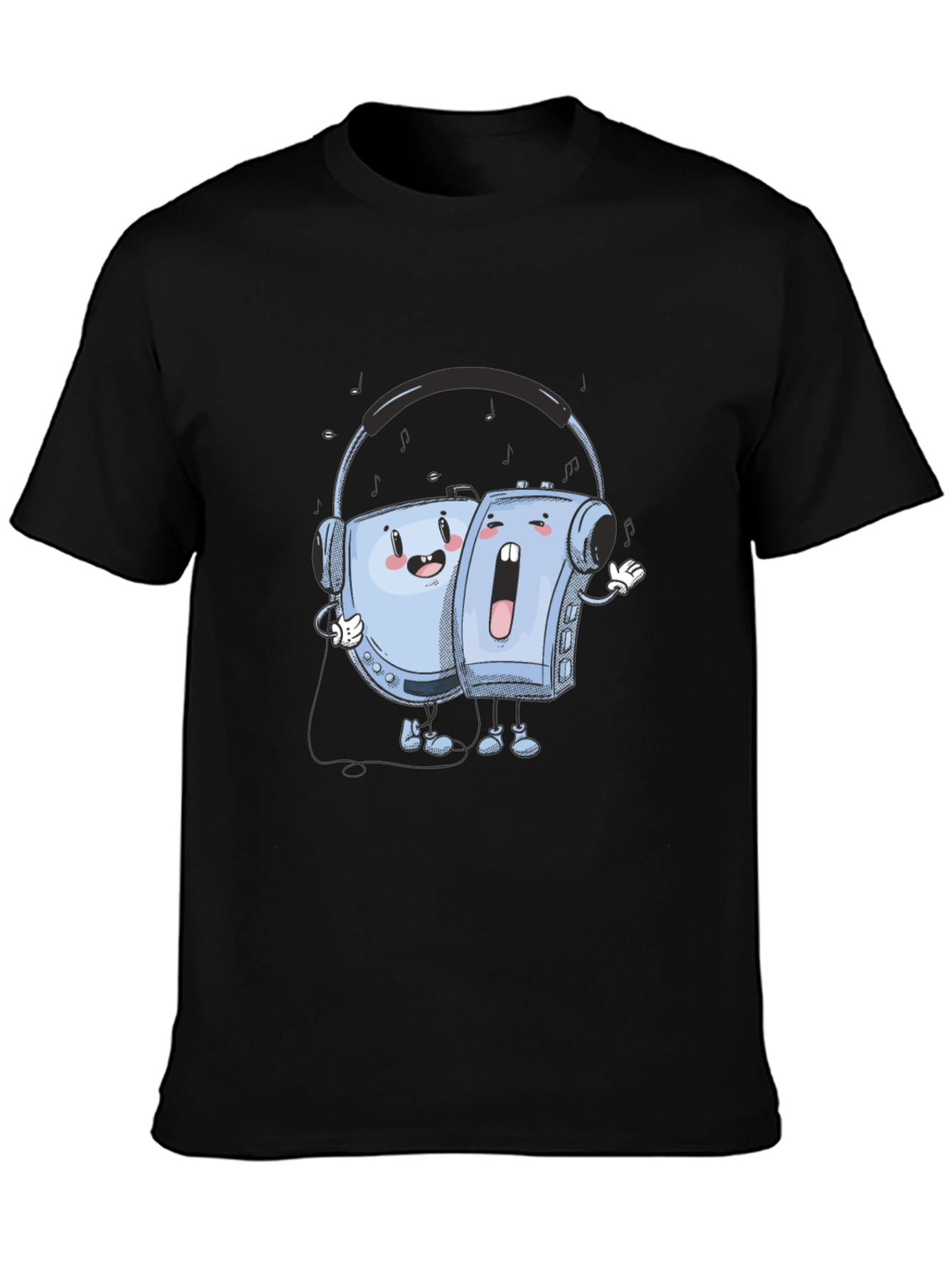 Retro Music Player T-Shirt - Unique Graphic Tee