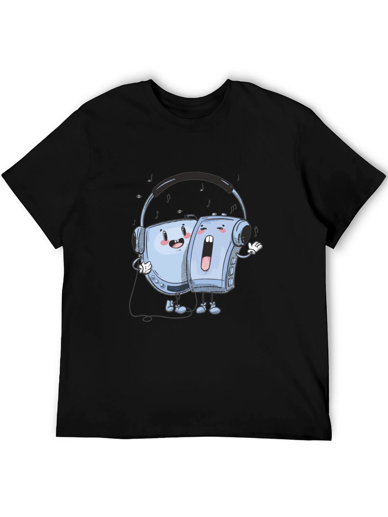 Retro Music Player T-Shirt - Unique Graphic Tee