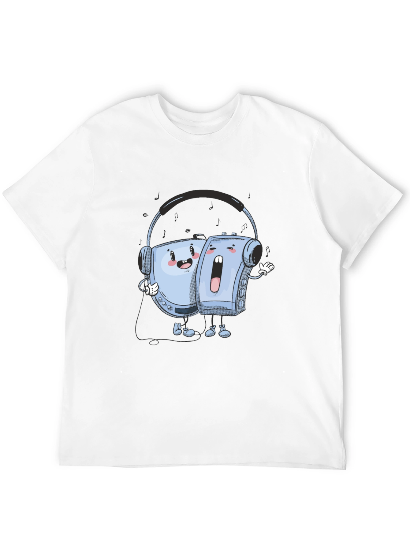 Retro Music Player T-Shirt - Unique Graphic Tee