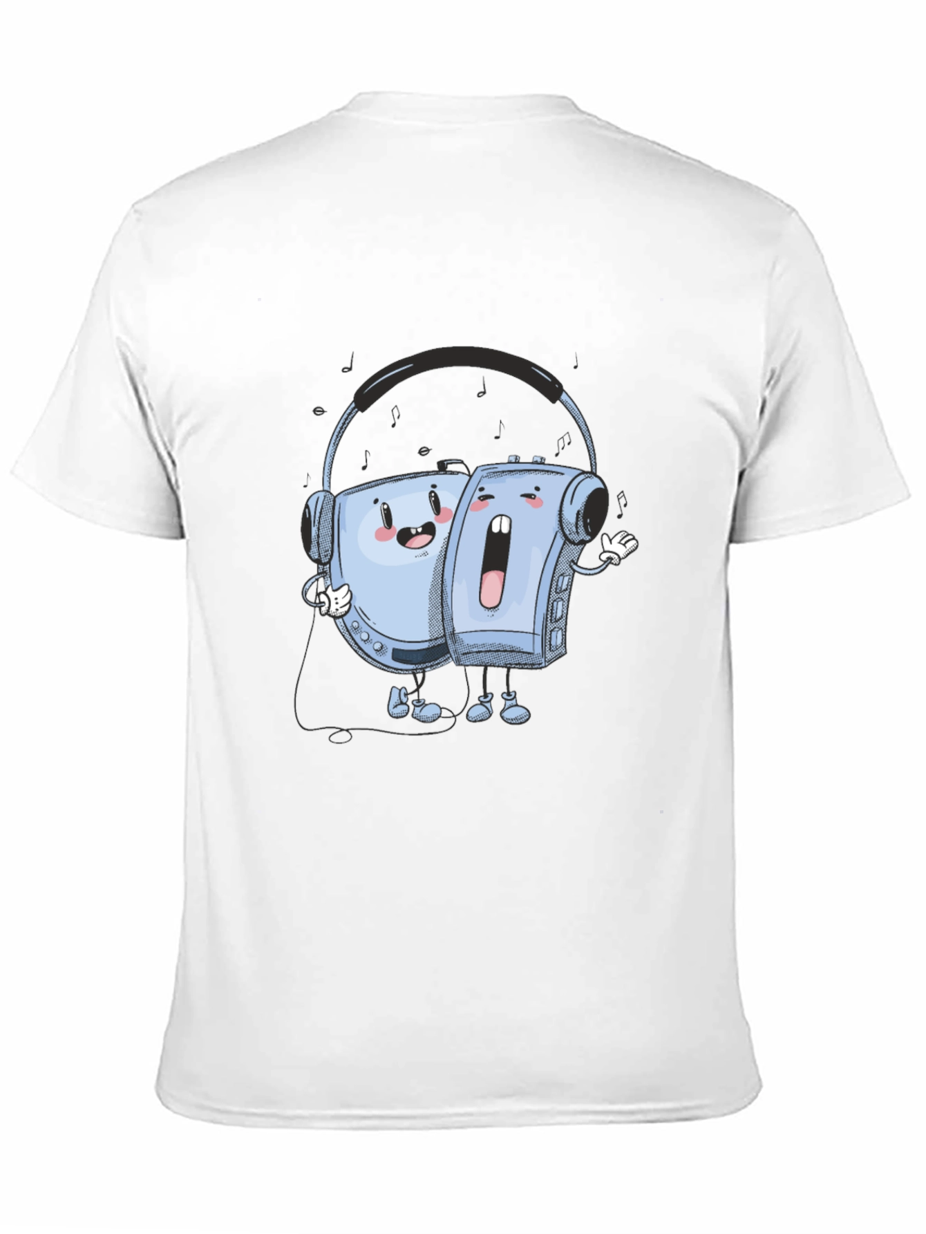 Retro Music Player T-Shirt - Unique Graphic Tee