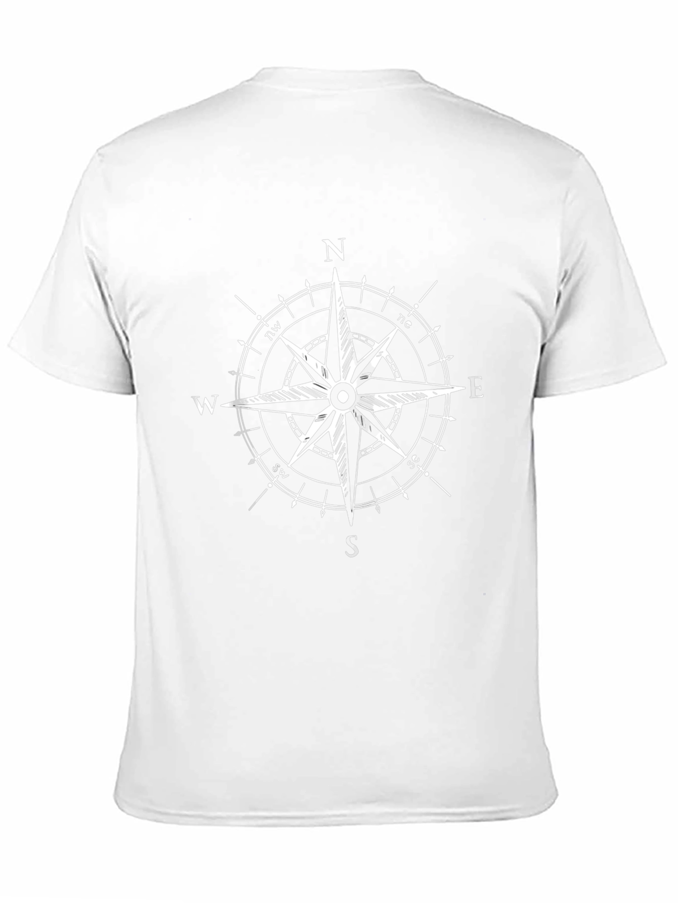 Compass Rose Graphic Tee - Black