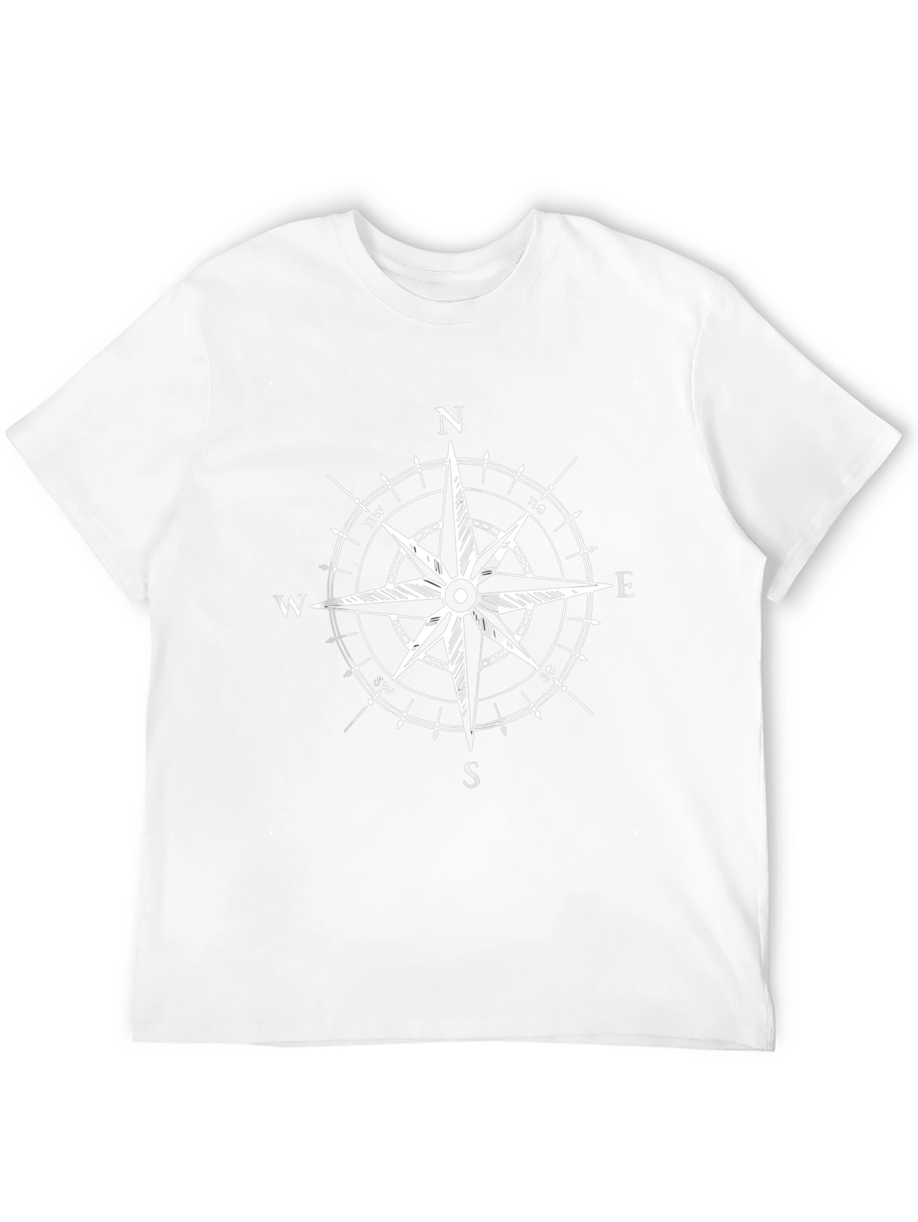Compass Rose Graphic Tee - Black
