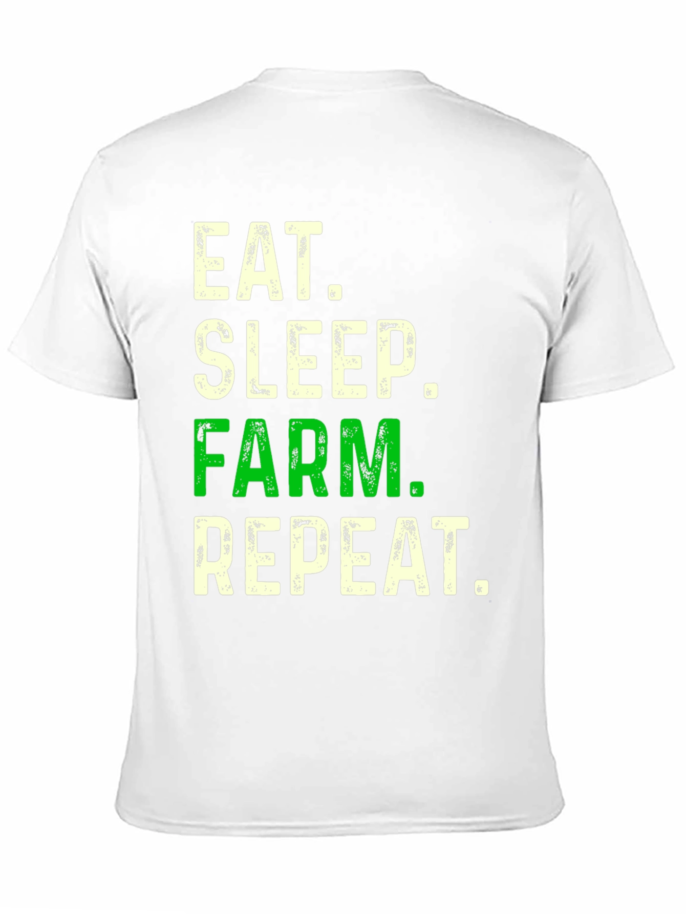 Eat Sleep Farm Repeat Graphic Tee