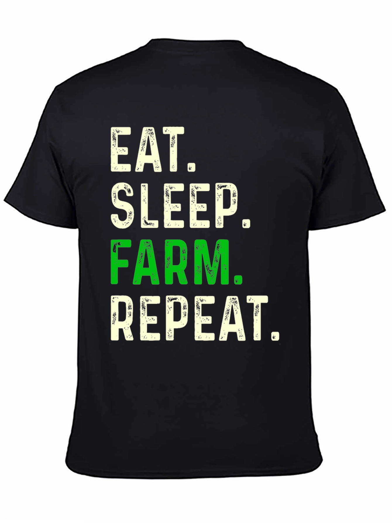 Eat Sleep Farm Repeat Graphic Tee