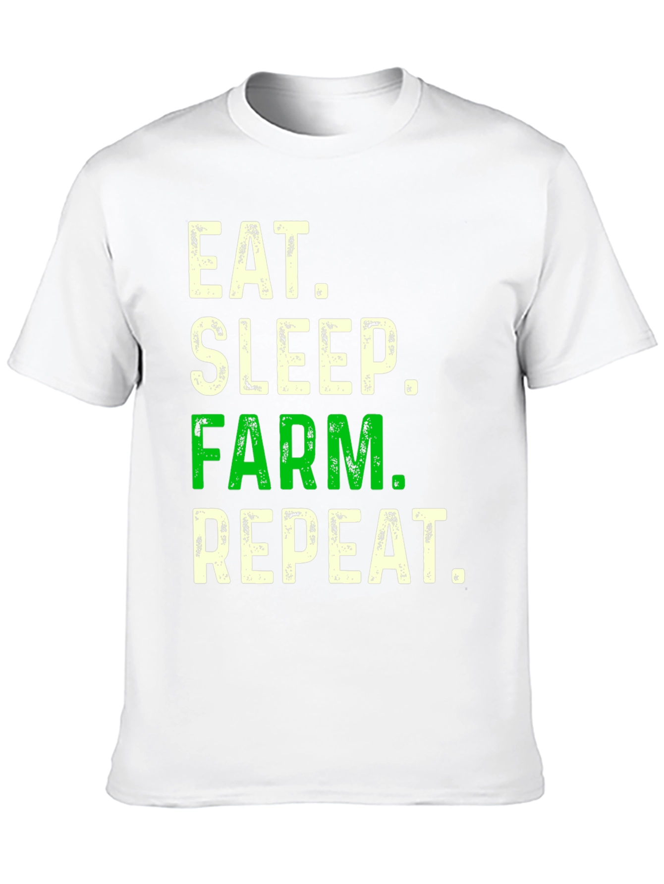 Eat Sleep Farm Repeat Graphic Tee