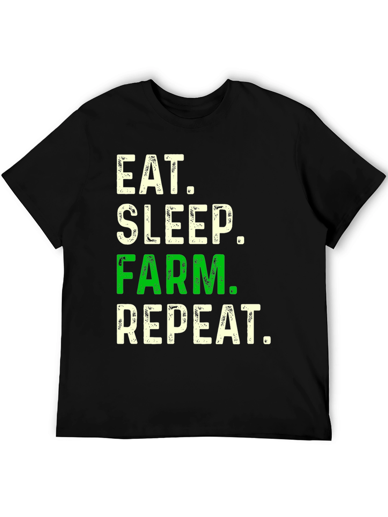 Eat Sleep Farm Repeat Graphic Tee