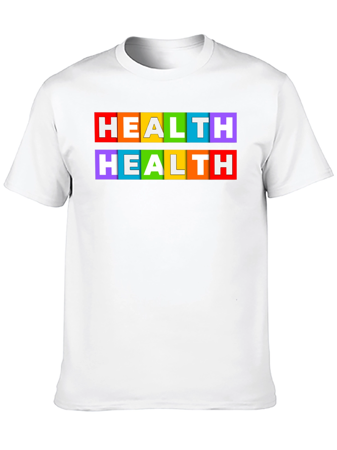 Rainbow HEALTH Graphic Tee - Black T-Shirt
