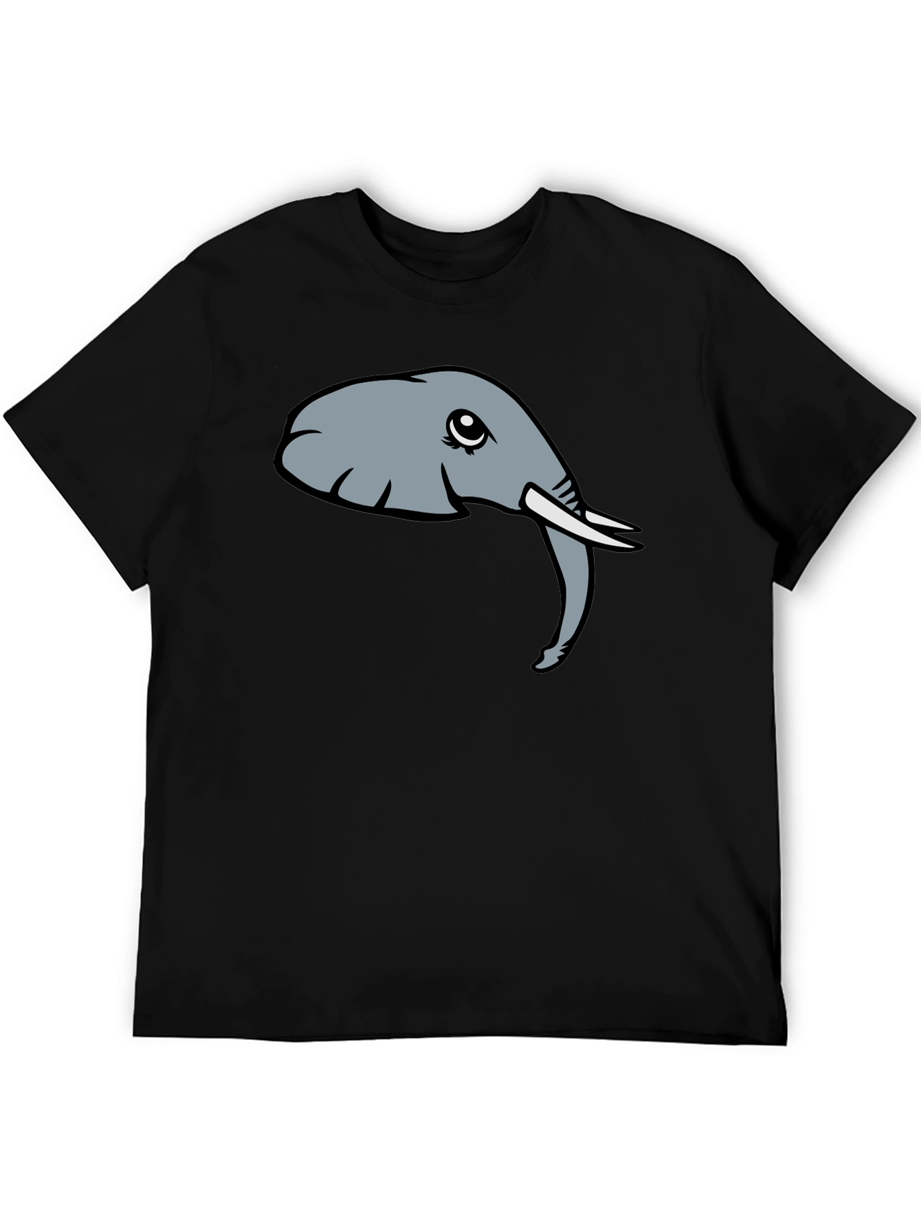 Elephant Graphic Print T-Shirt