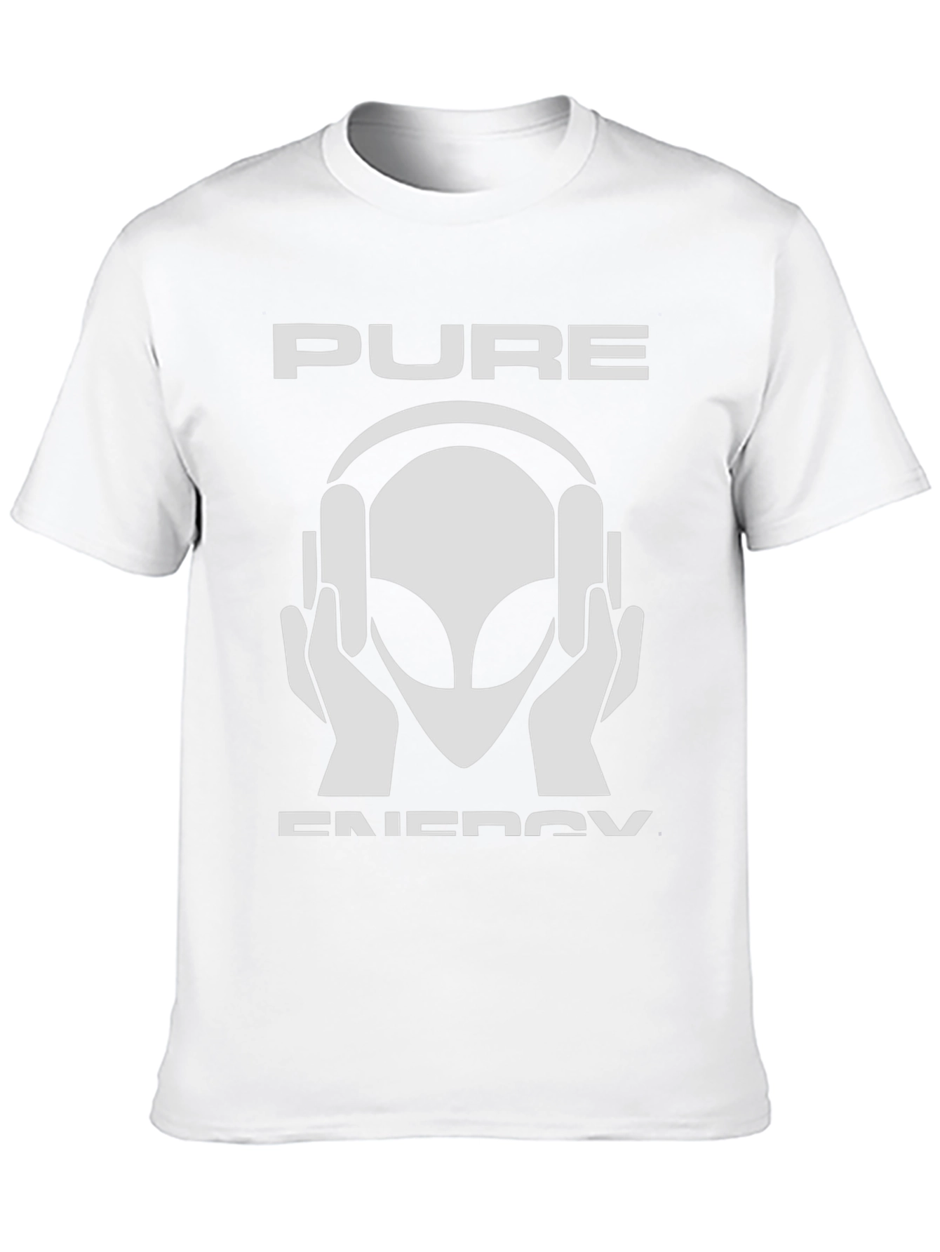 Pure Energy Alien DJ Graphic T-Shirt - Black