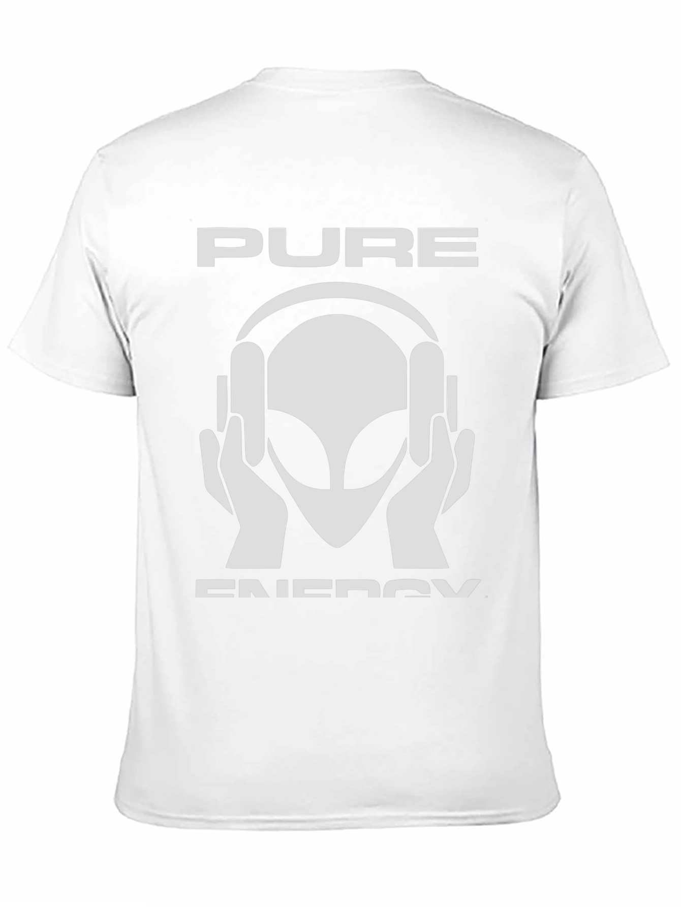 Pure Energy Alien DJ Graphic T-Shirt - Black