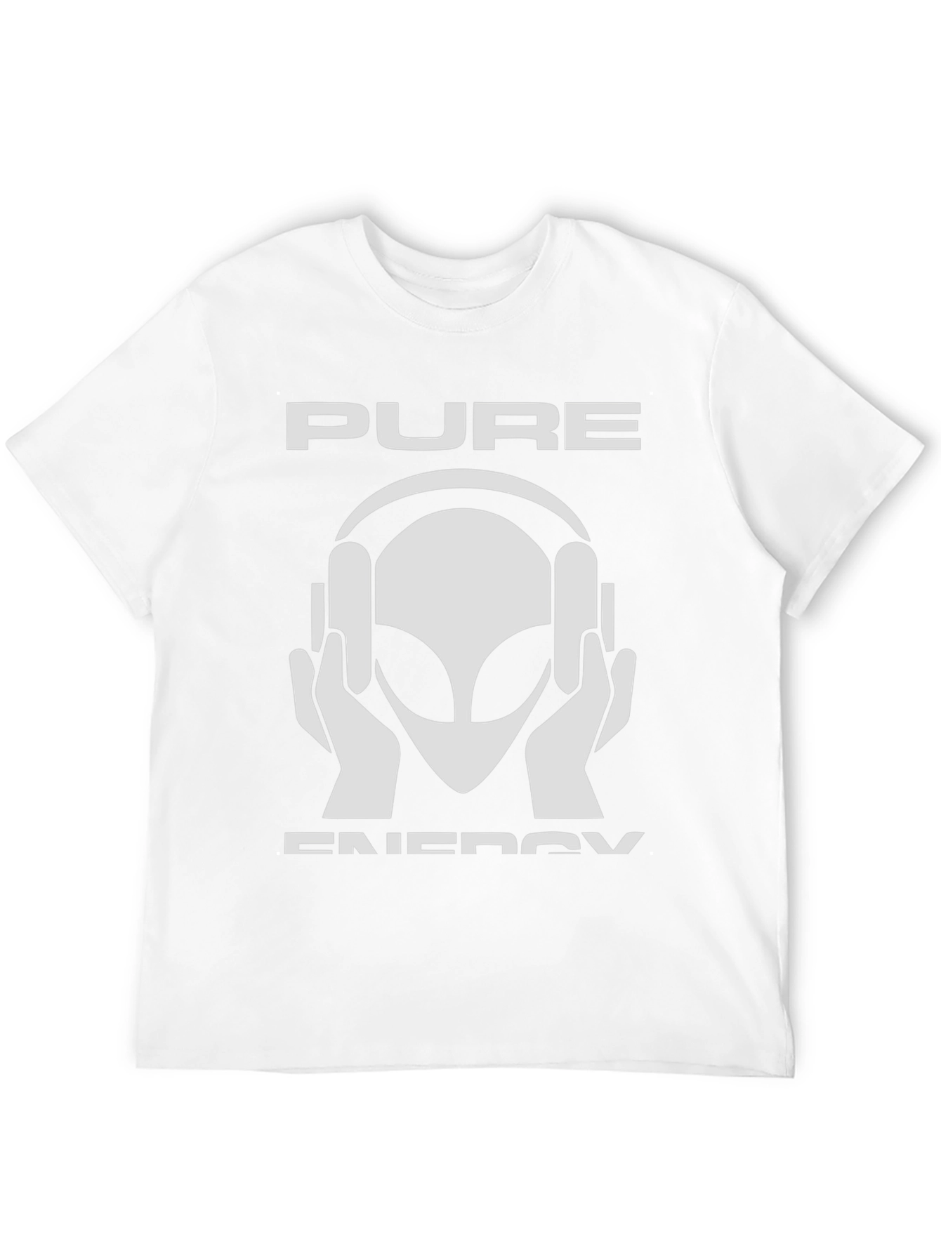 Pure Energy Alien DJ Graphic T-Shirt - Black