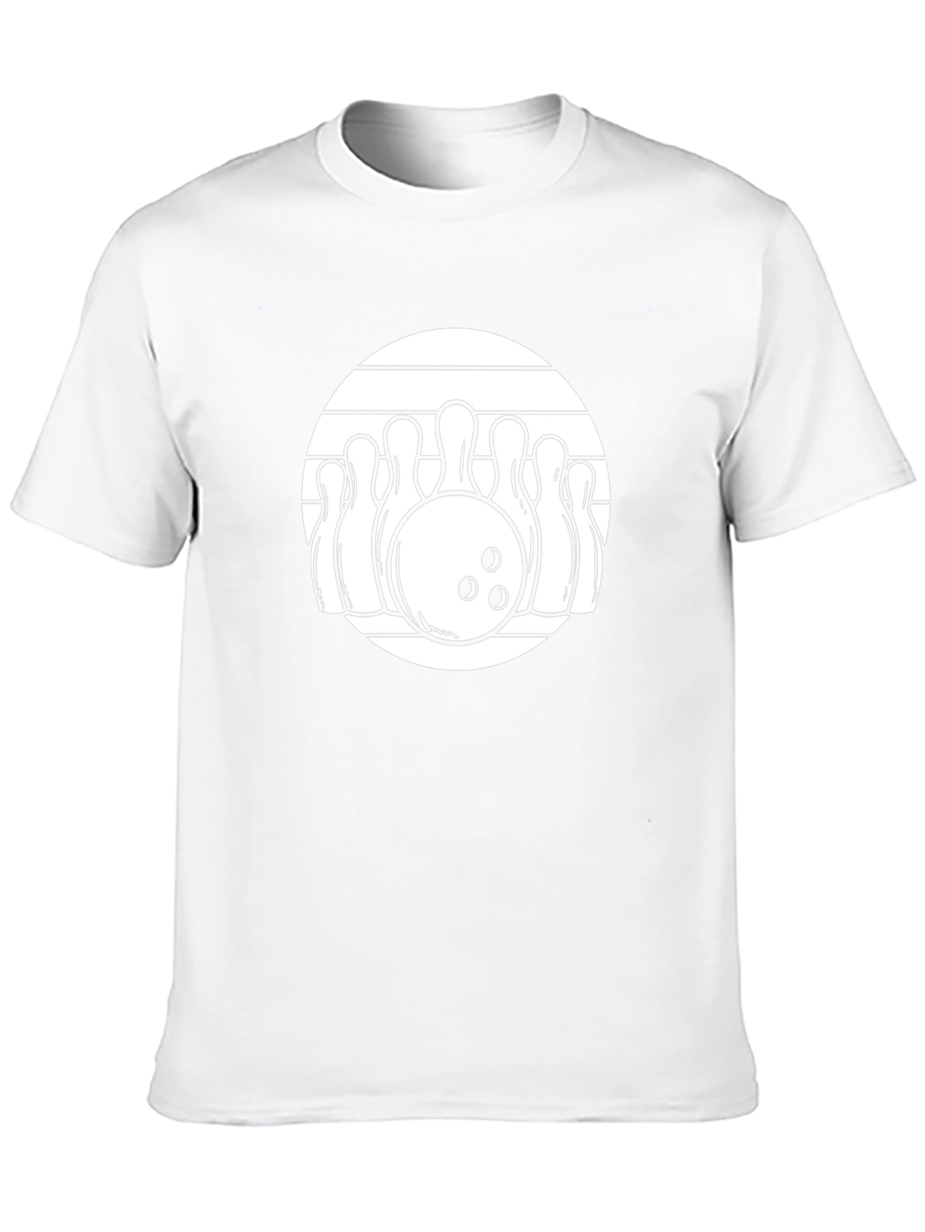 Bowling Strike Graphic Tee - Retro Design