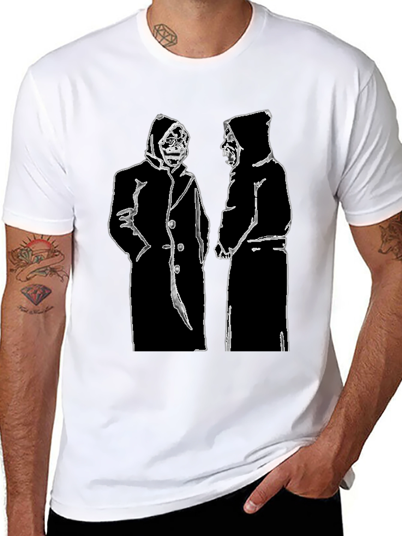 Grim Reaper Graphic Black T-Shirt
