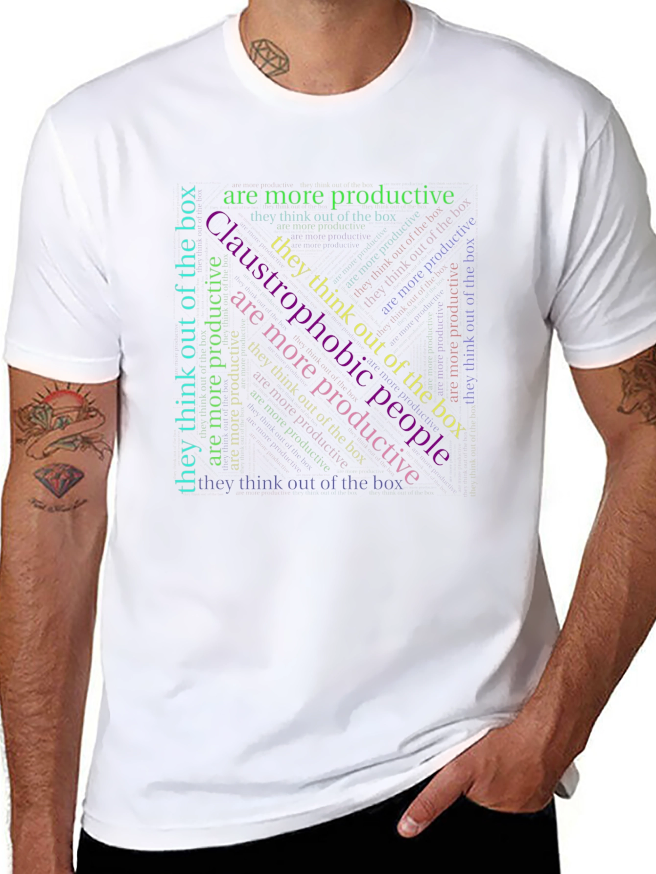 Claustrophobic People T-Shirt - Think Out of the Box