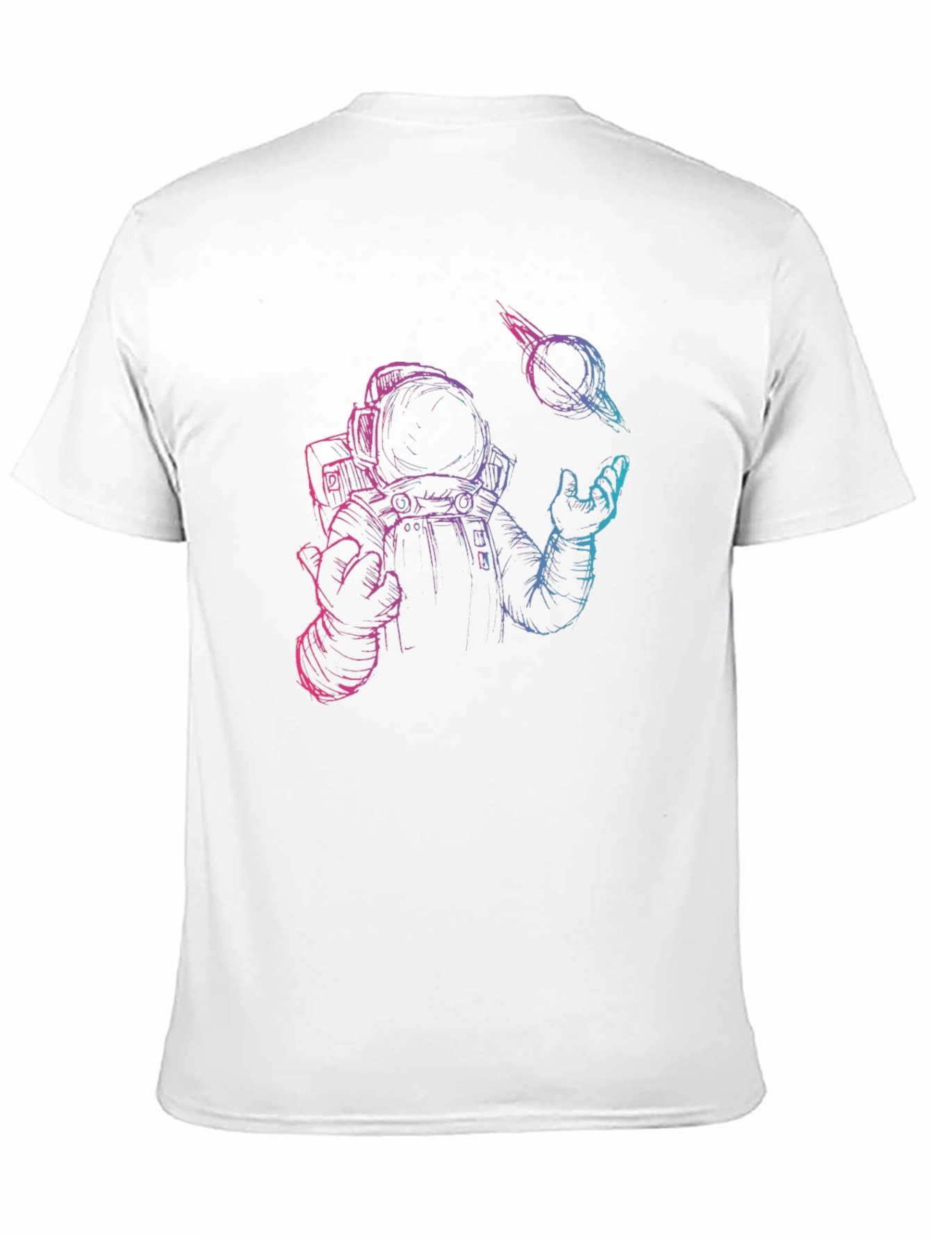 Astronaut & Black Hole Graphic T-Shirt