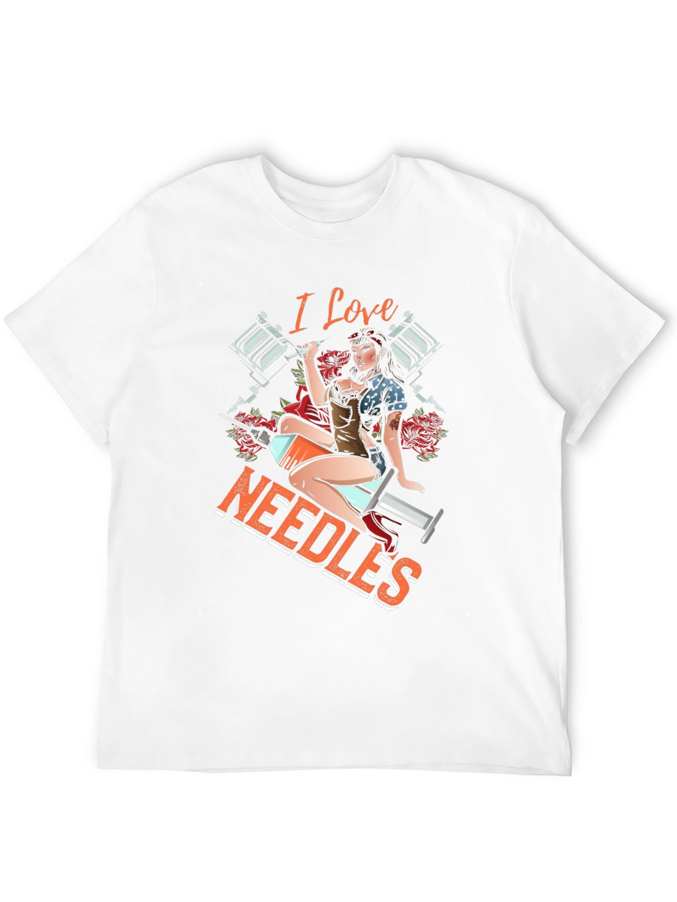 I Love Needles Tattoo T-Shirt