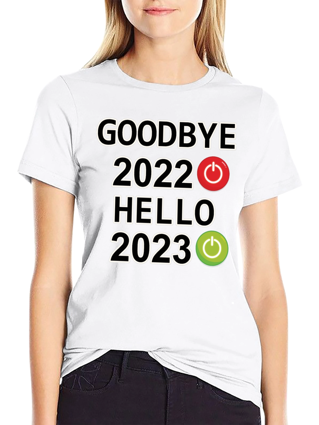 Goodbye 2022 Hello 2023 Graphic T-Shirt