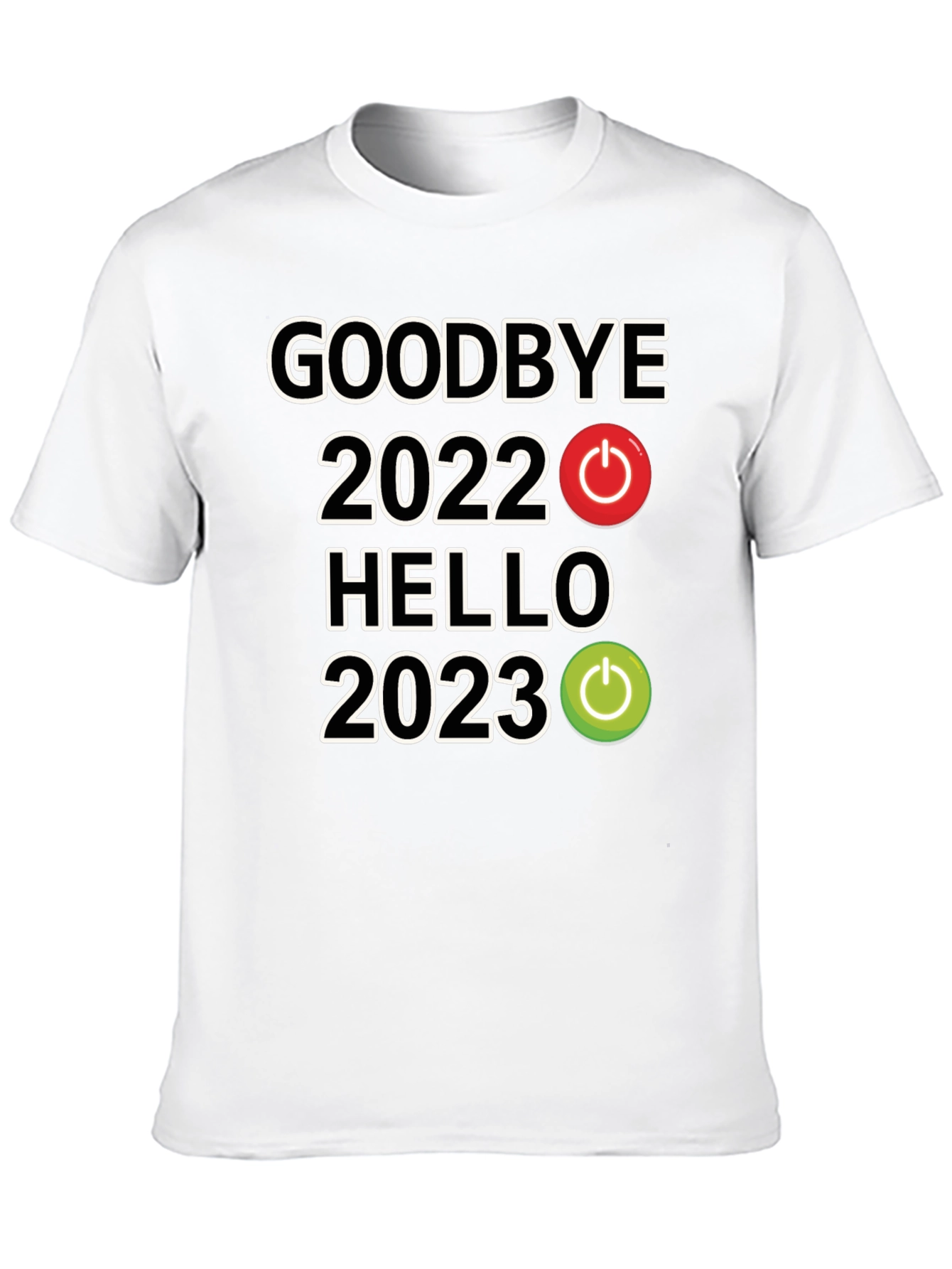 Goodbye 2022 Hello 2023 Graphic T-Shirt