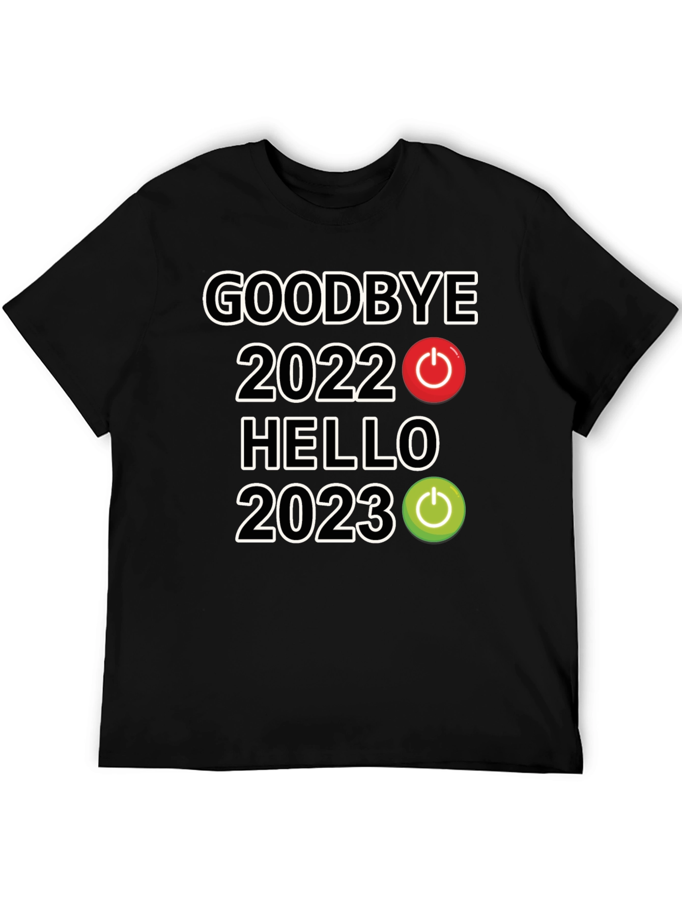 Goodbye 2022 Hello 2023 Graphic T-Shirt