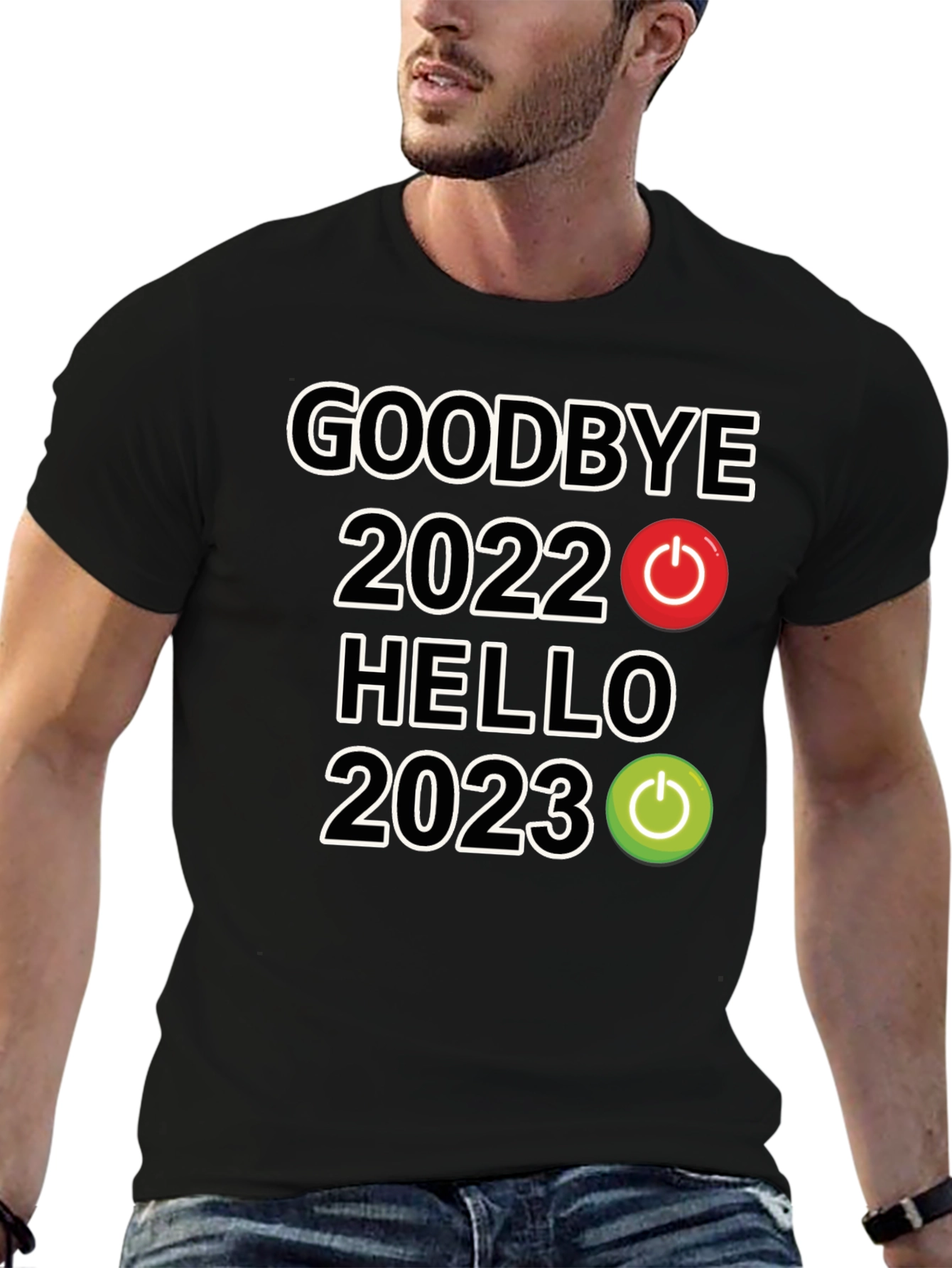 Goodbye 2022 Hello 2023 Graphic T-Shirt