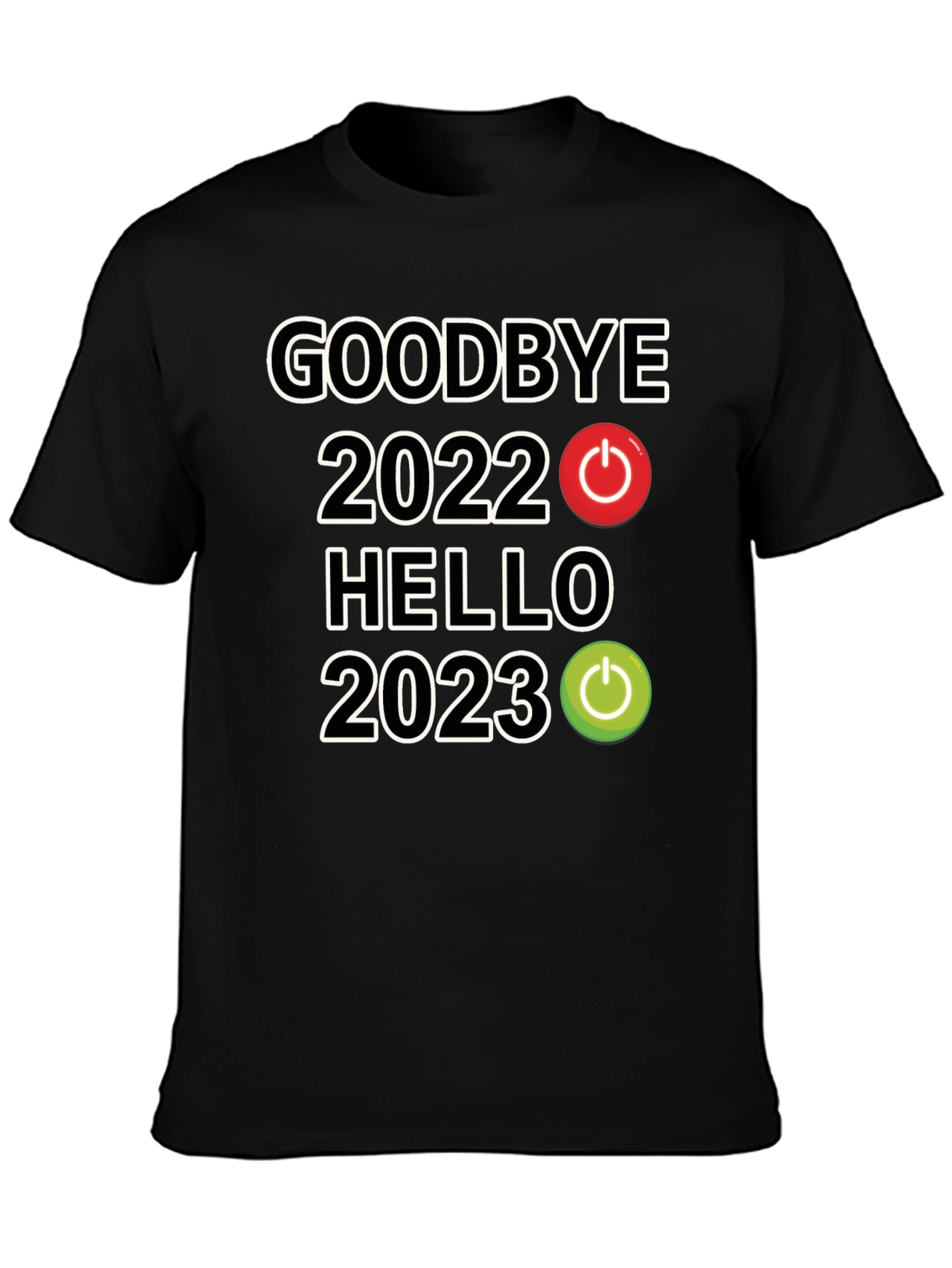 Goodbye 2022 Hello 2023 Graphic T-Shirt