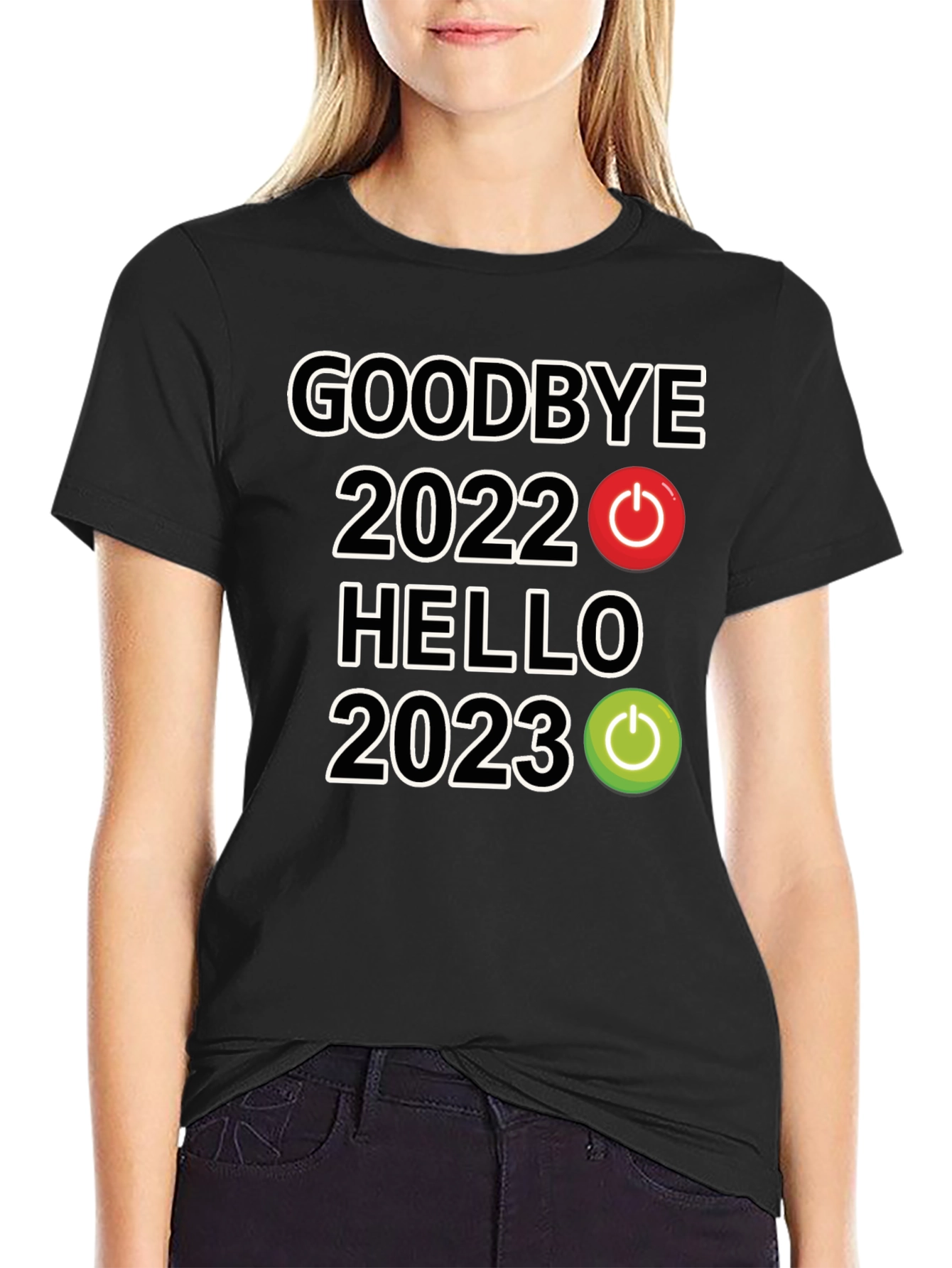 Goodbye 2022 Hello 2023 Graphic T-Shirt