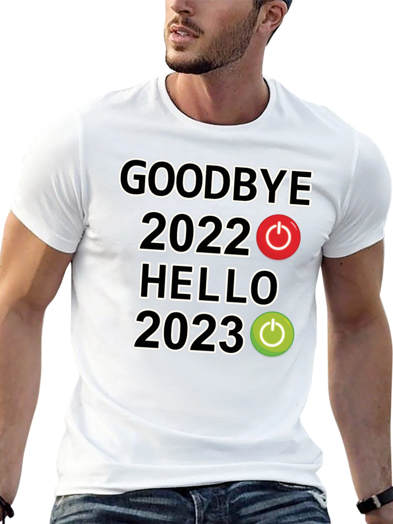 Goodbye 2022 Hello 2023 Graphic T-Shirt