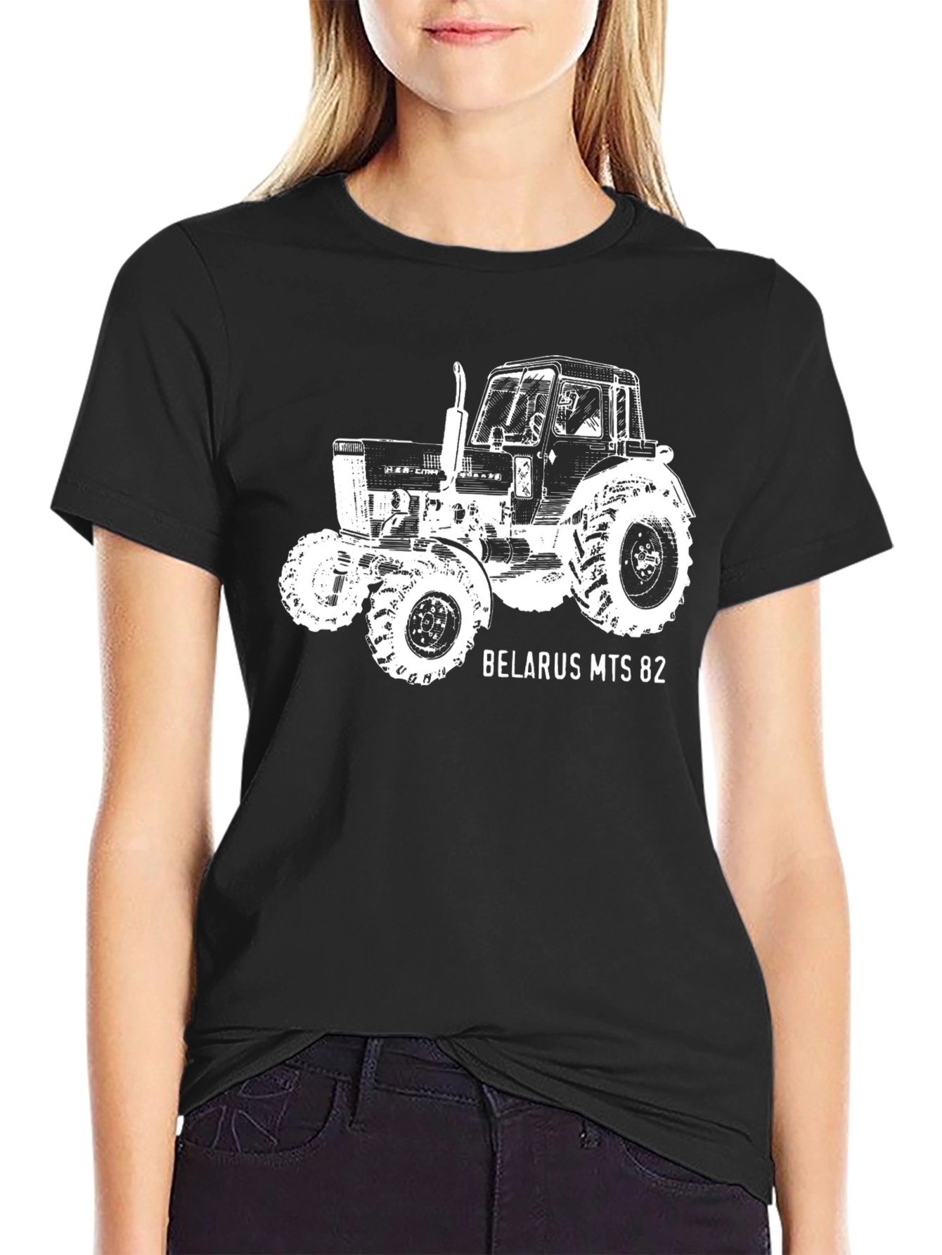 Belarus MTS 82 Tractor Graphic T-Shirt