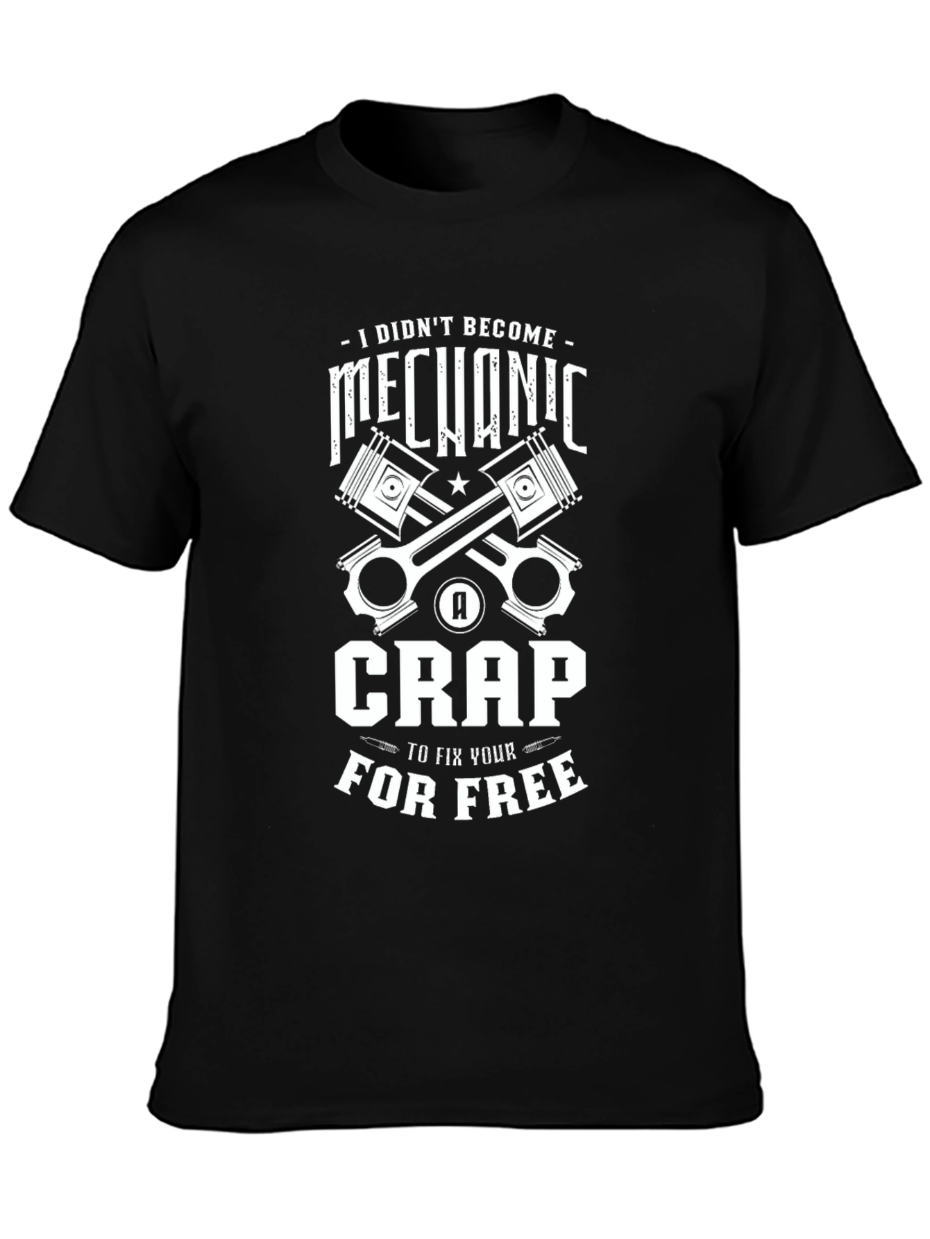 Mechanic Humor Graphic T-Shirt