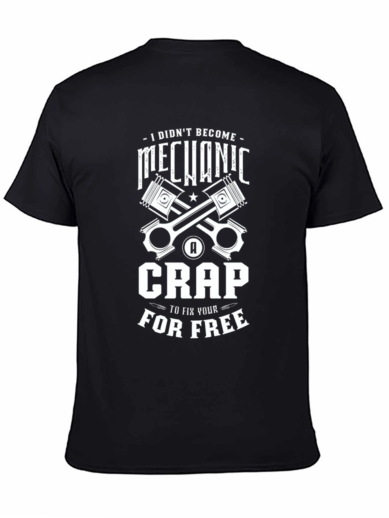 Mechanic Humor Graphic T-Shirt