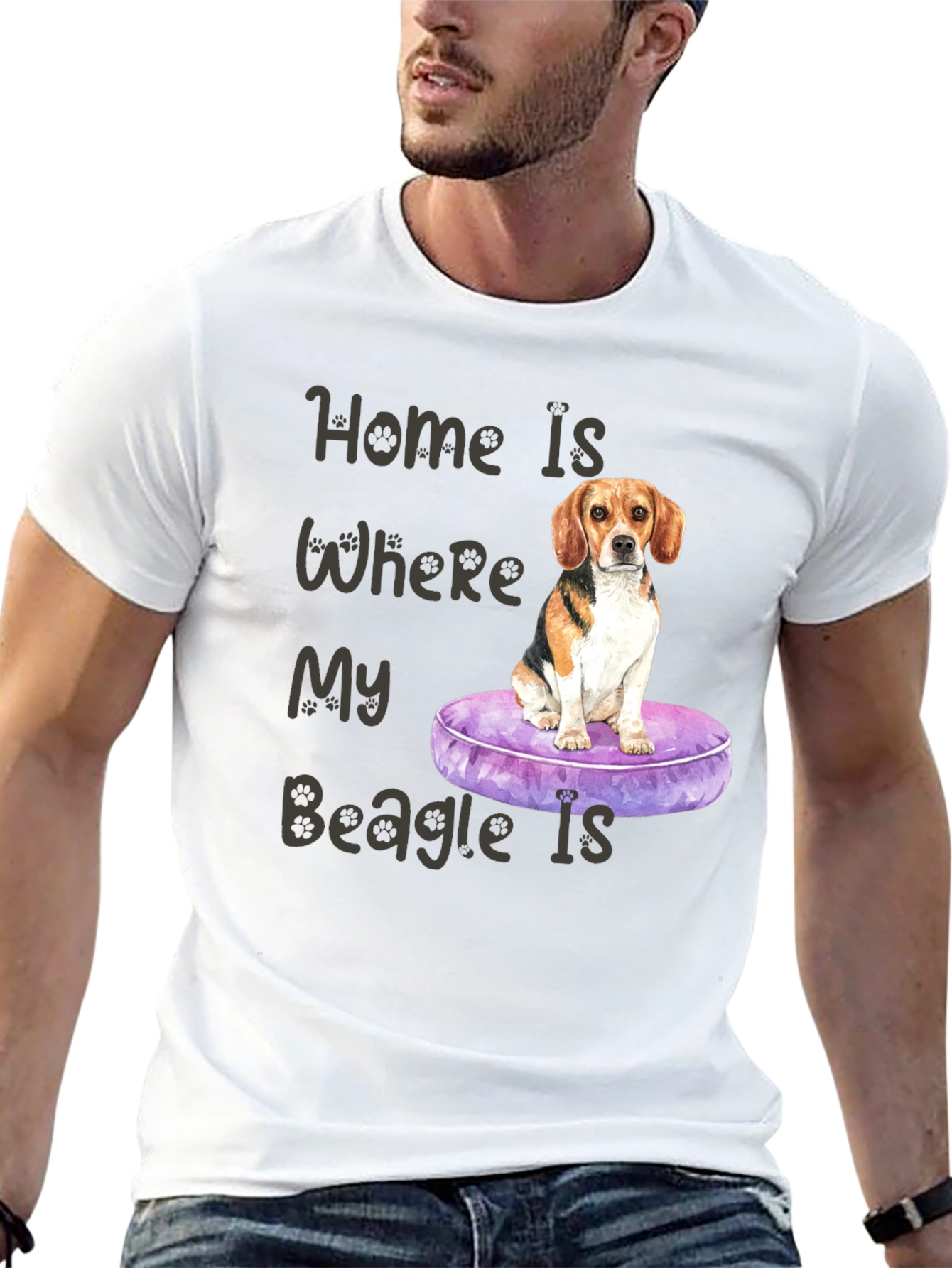 Home is Where My Beagle Is T-Shirt