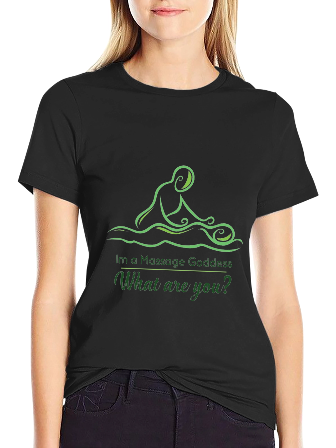 Massage Goddess T-Shirt - Funny Massage Therapist Tee