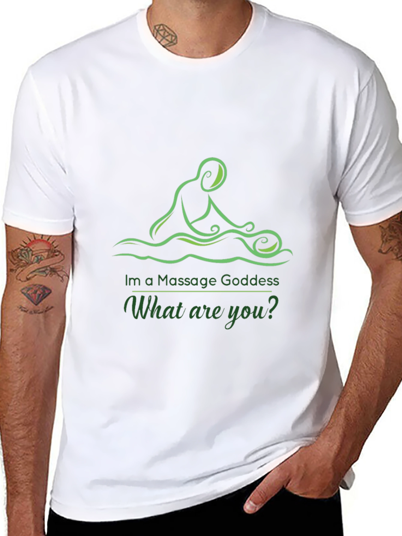 Massage Goddess T-Shirt - Funny Massage Therapist Tee