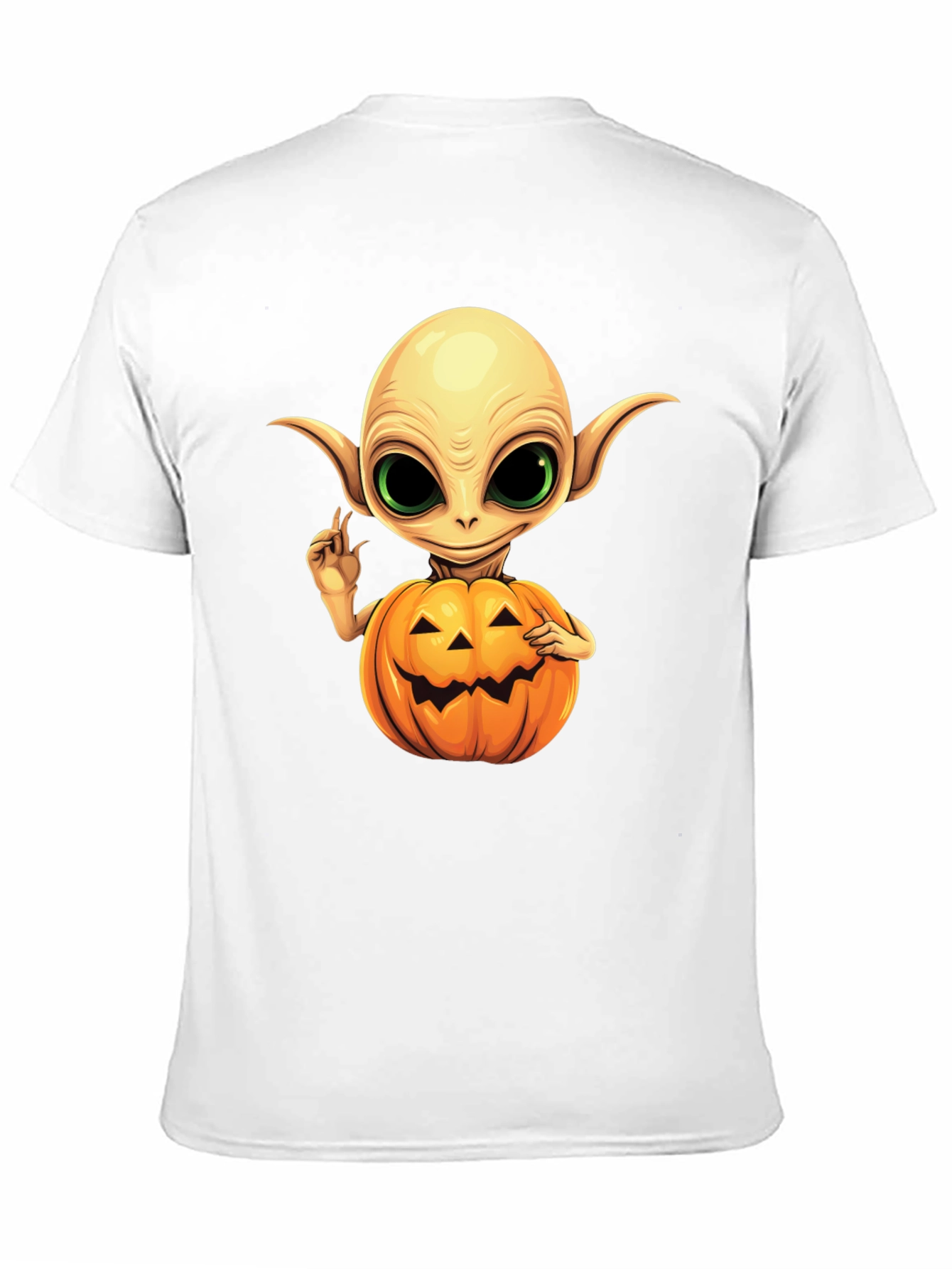 Spooky Alien Pumpkin T-Shirt