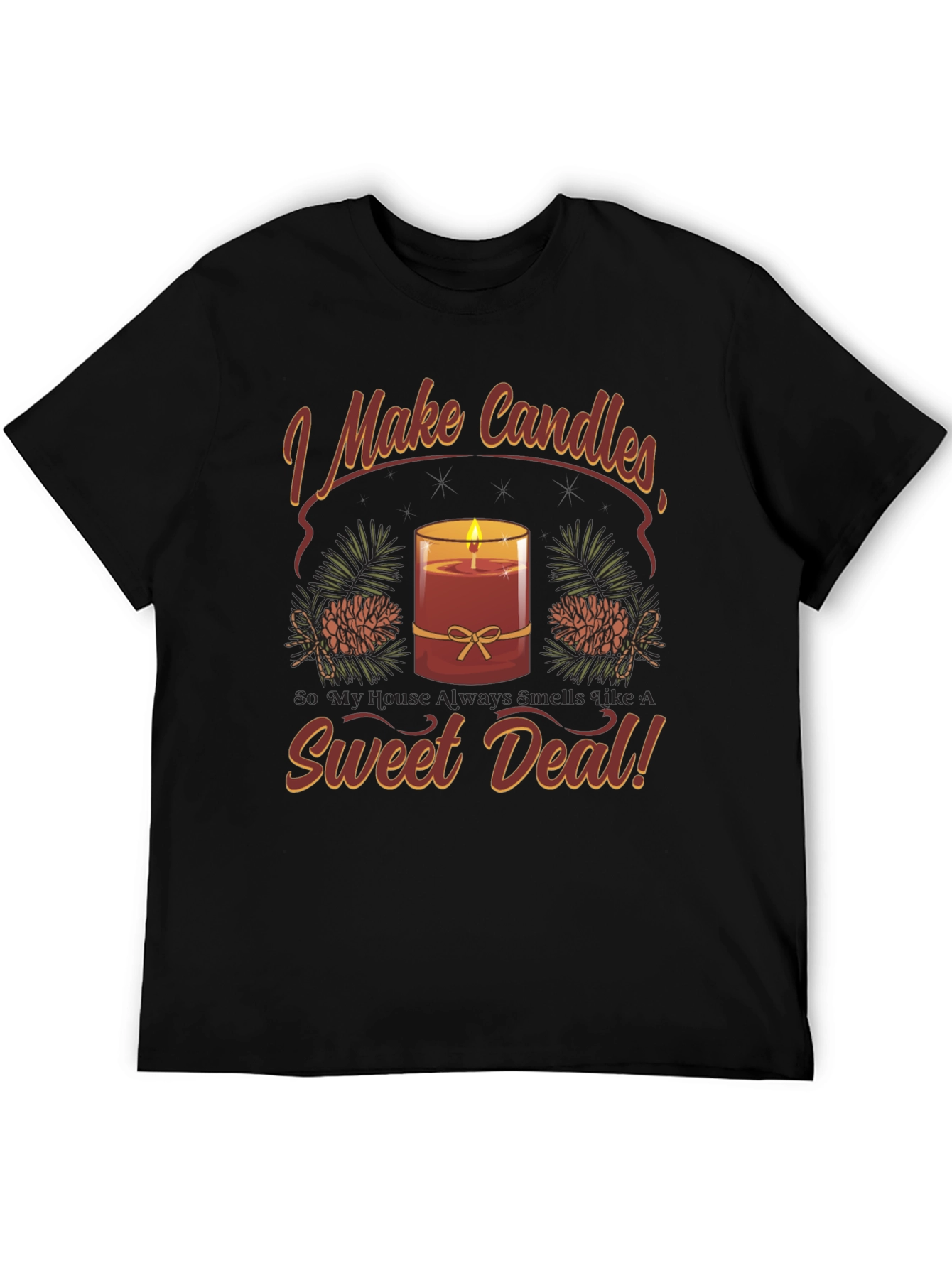 I Make Candles Graphic T-Shirt