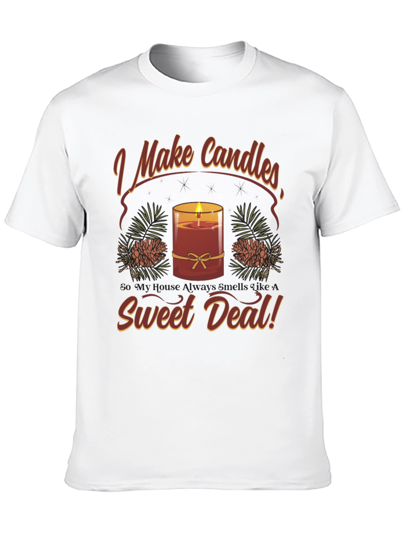 I Make Candles Graphic T-Shirt