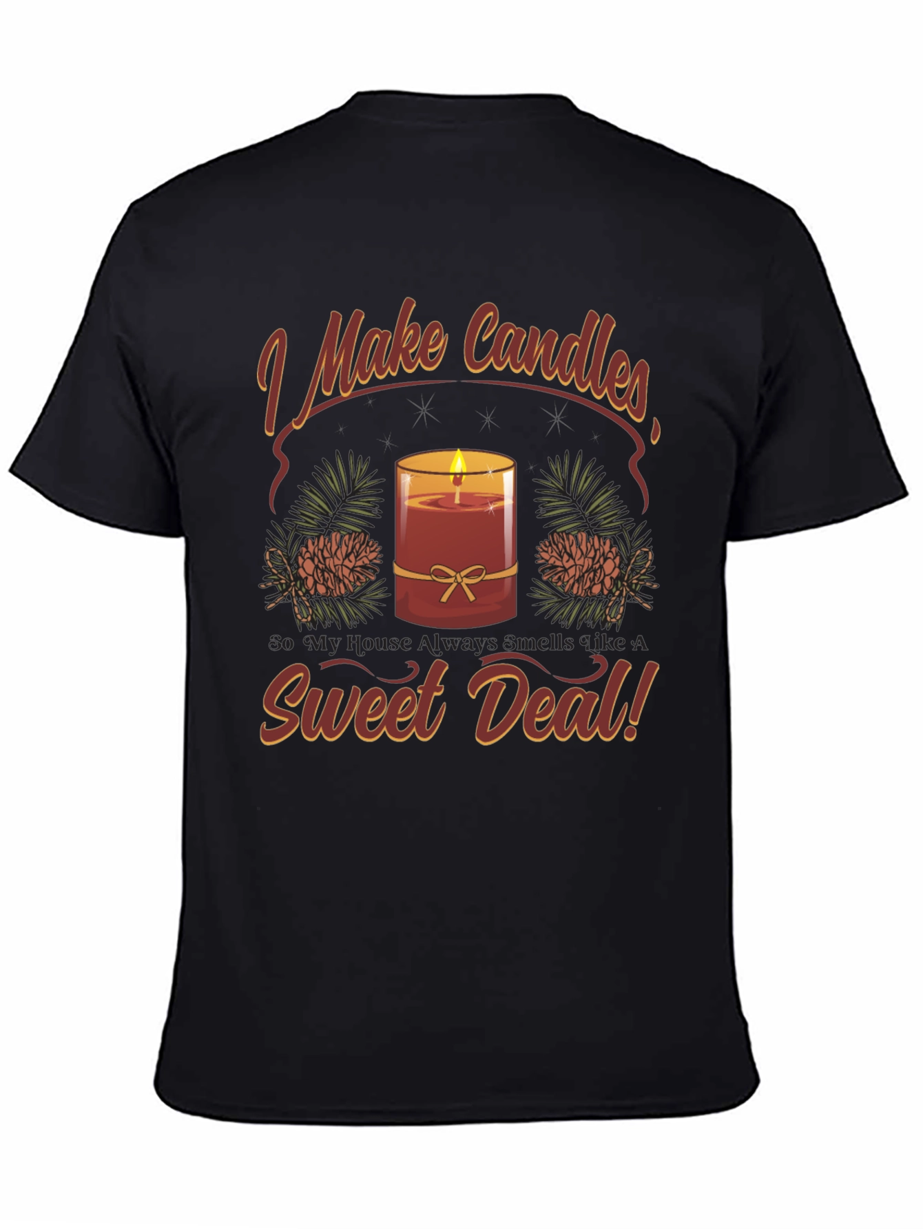 I Make Candles Graphic T-Shirt