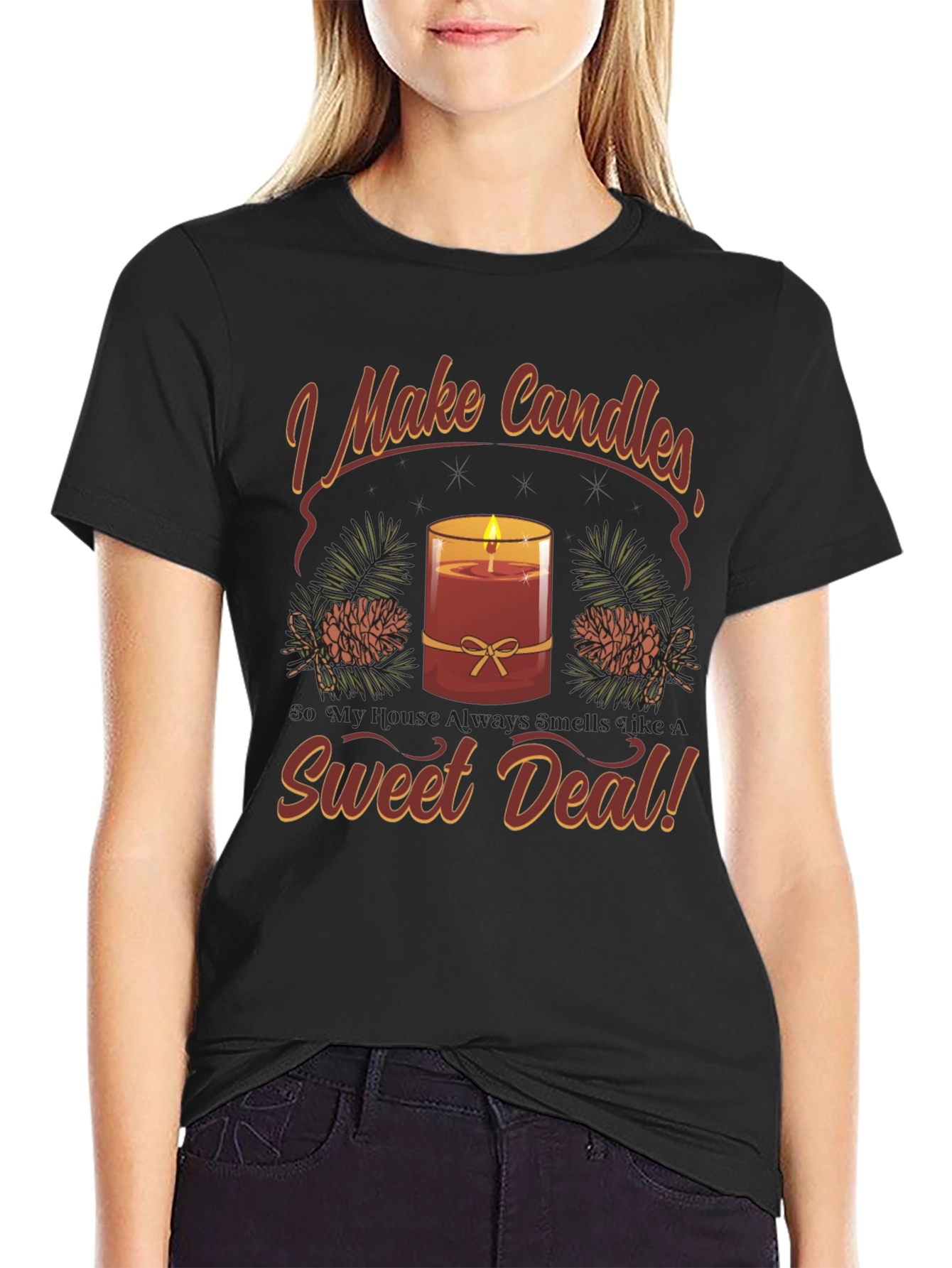 I Make Candles Graphic T-Shirt