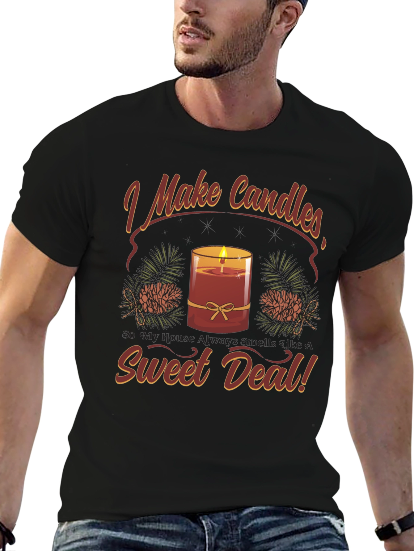 I Make Candles Graphic T-Shirt
