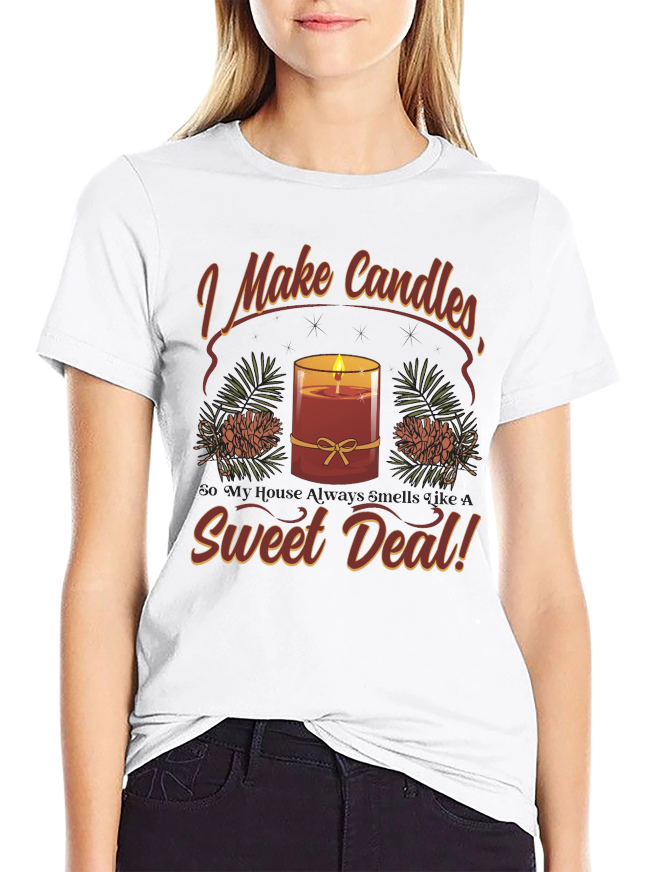 I Make Candles Graphic T-Shirt