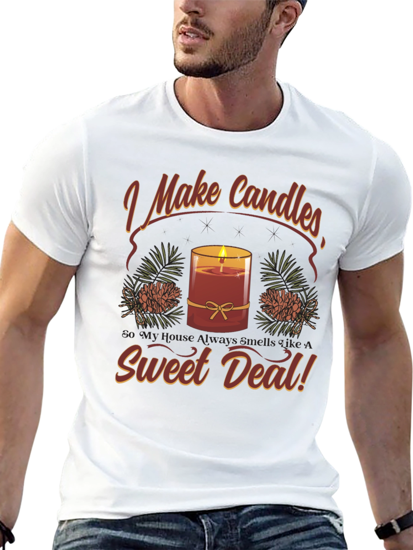 I Make Candles Graphic T-Shirt