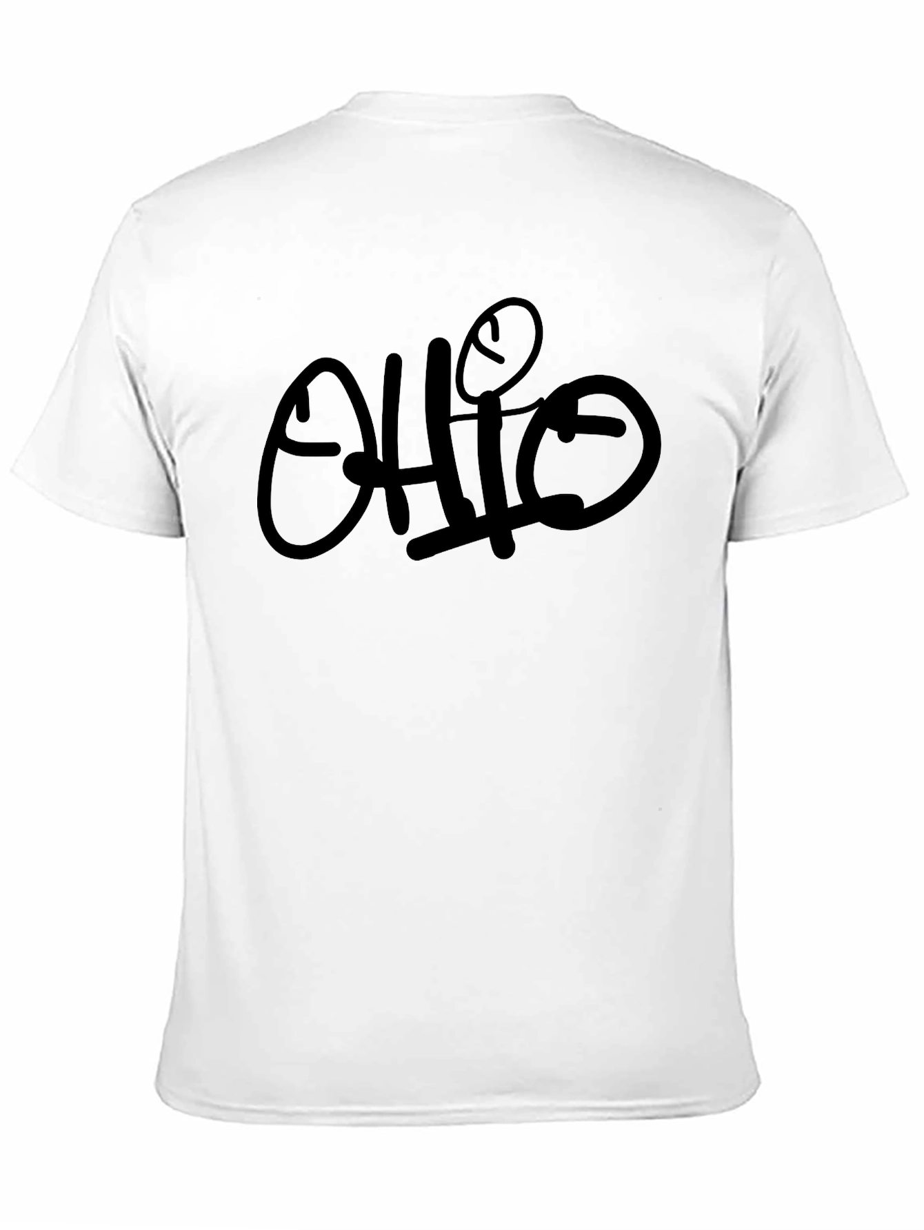 Ohio Graphic Print Black T-Shirt
