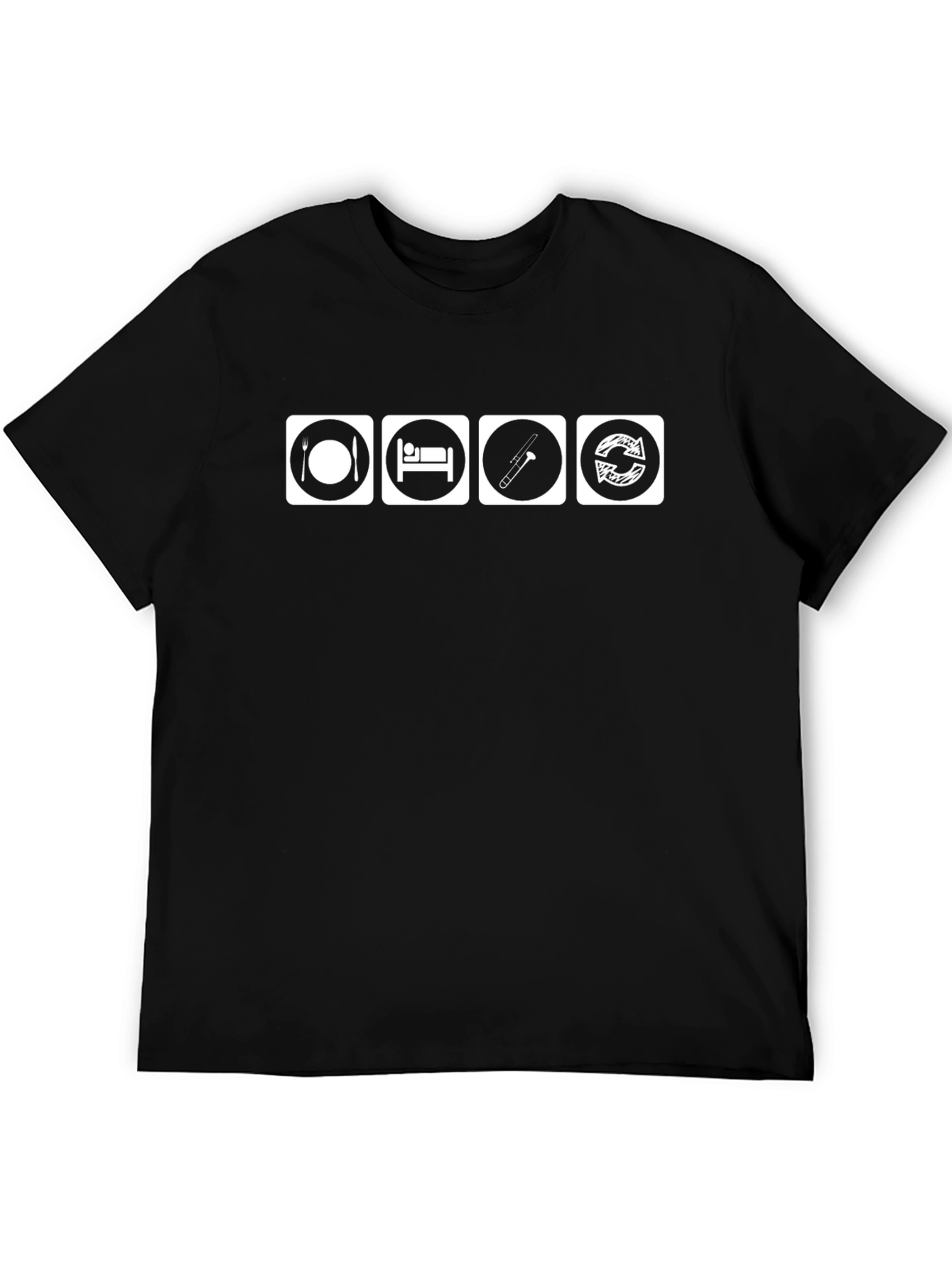 Eat Sleep Trombone Repeat T-Shirt