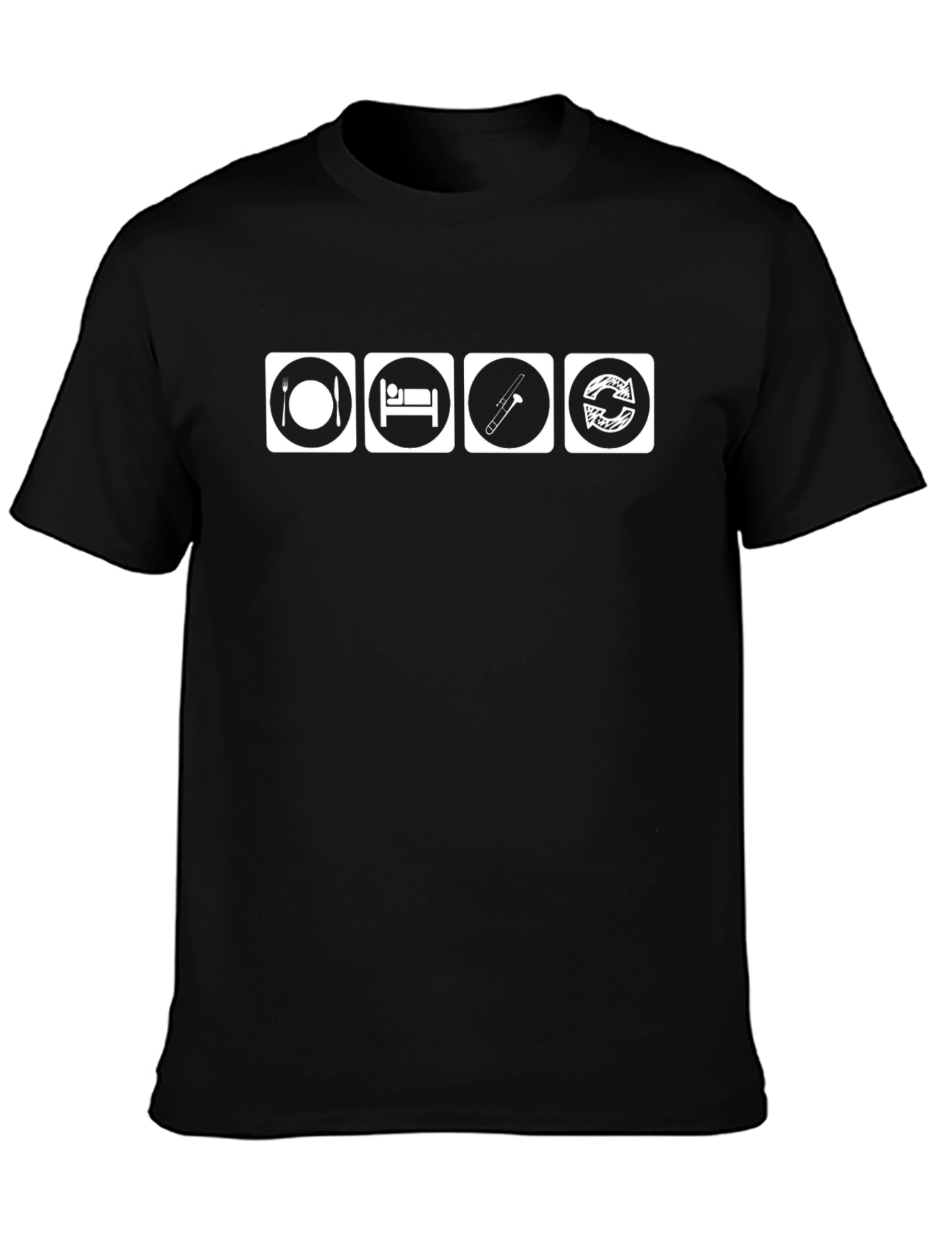 Eat Sleep Trombone Repeat T-Shirt