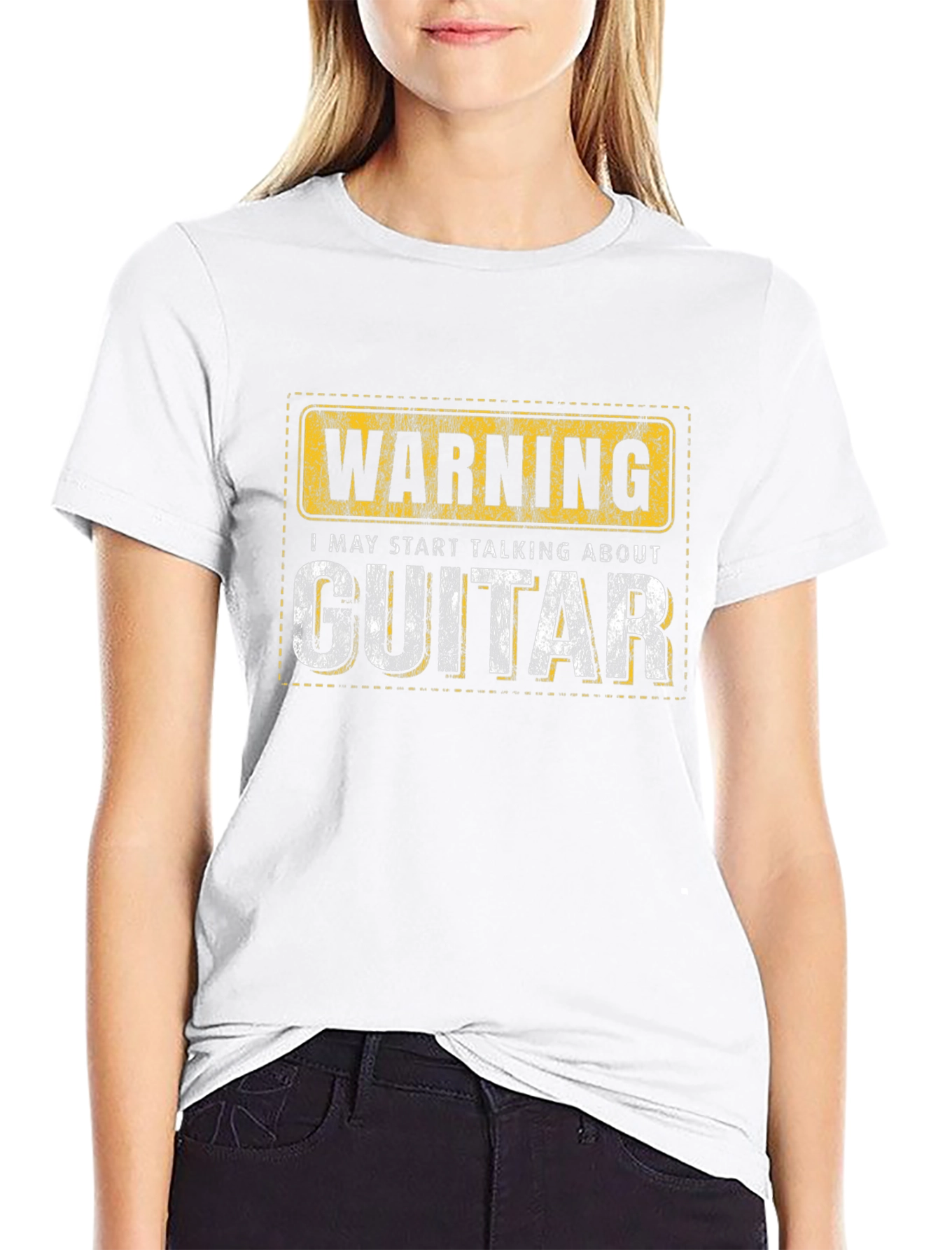 Warning Guitar T-Shirt