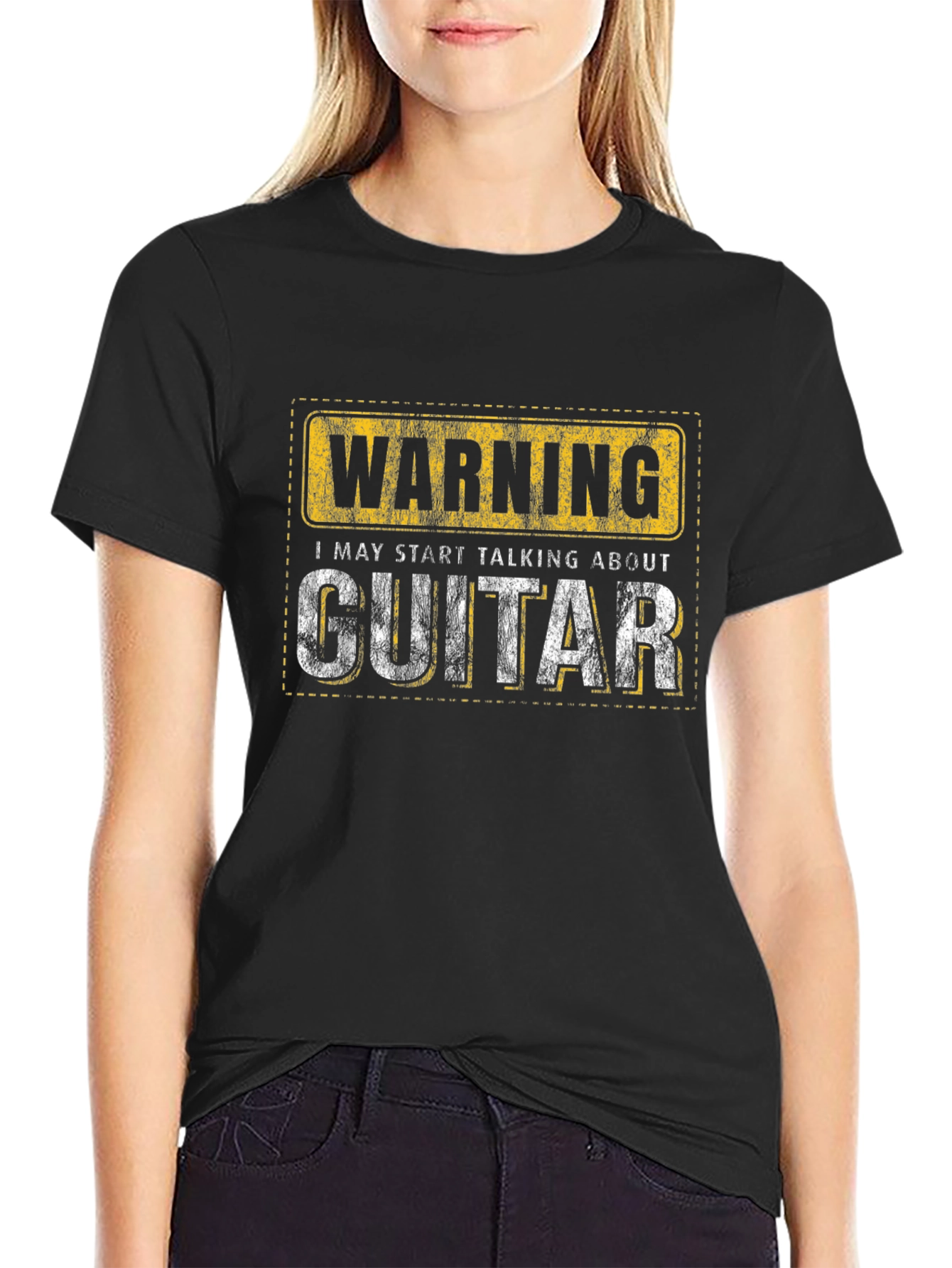 Warning Guitar T-Shirt